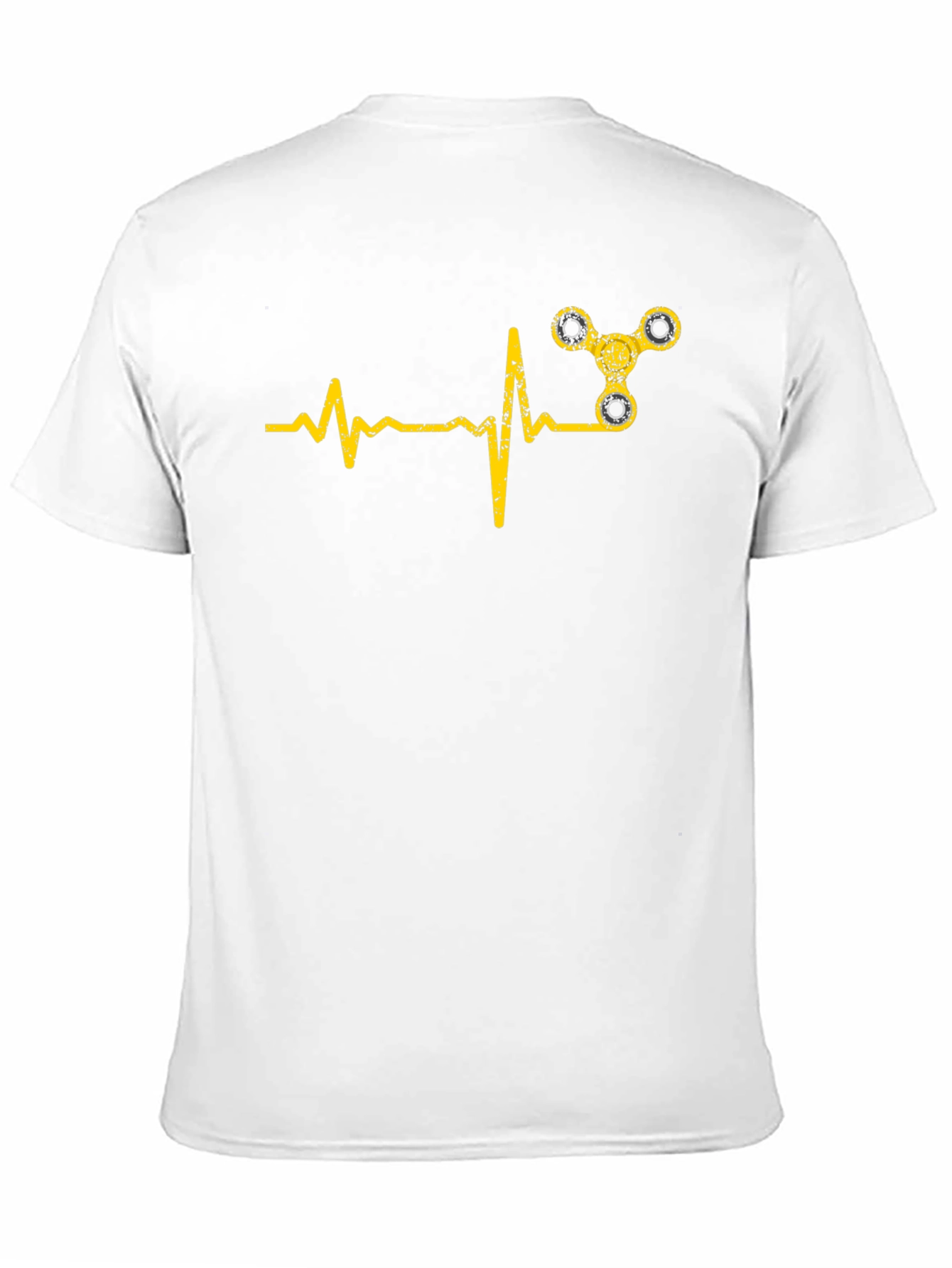 Fidget Spinner Heartbeat Graphic Tee