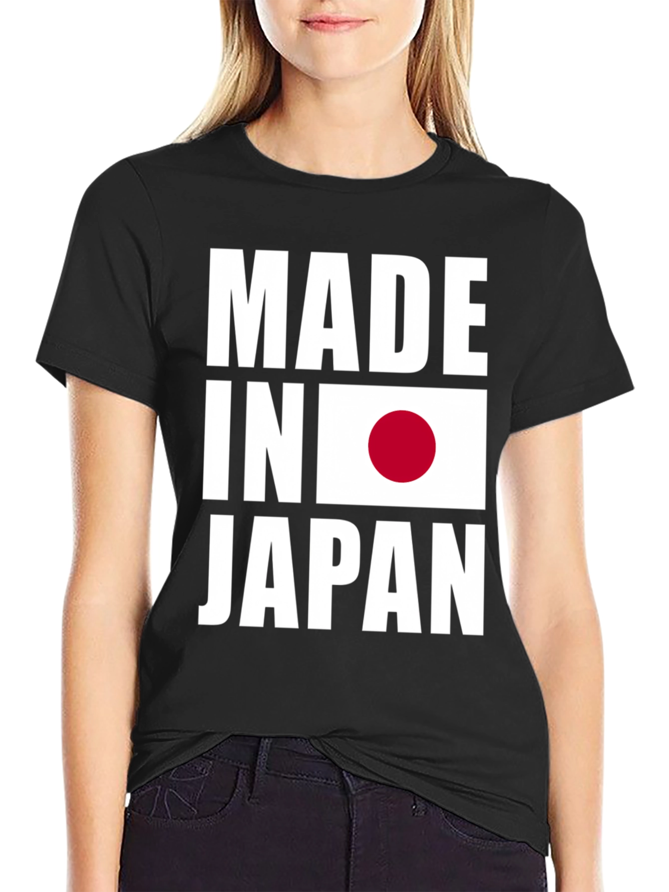 Made in Japan Graphic T-Shirt - Black Tee