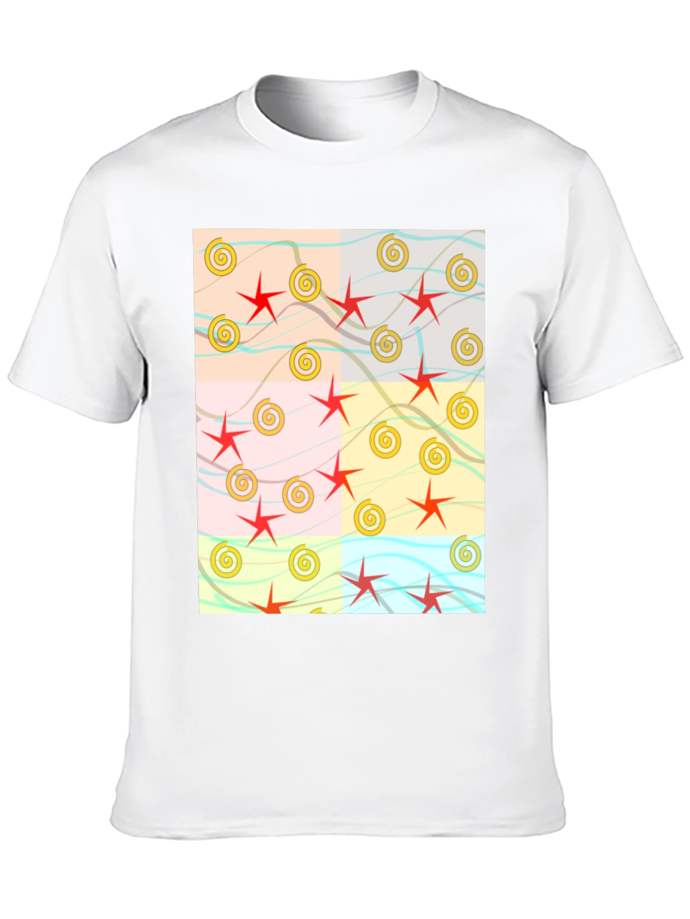 Funky Patterned Graphic Tee