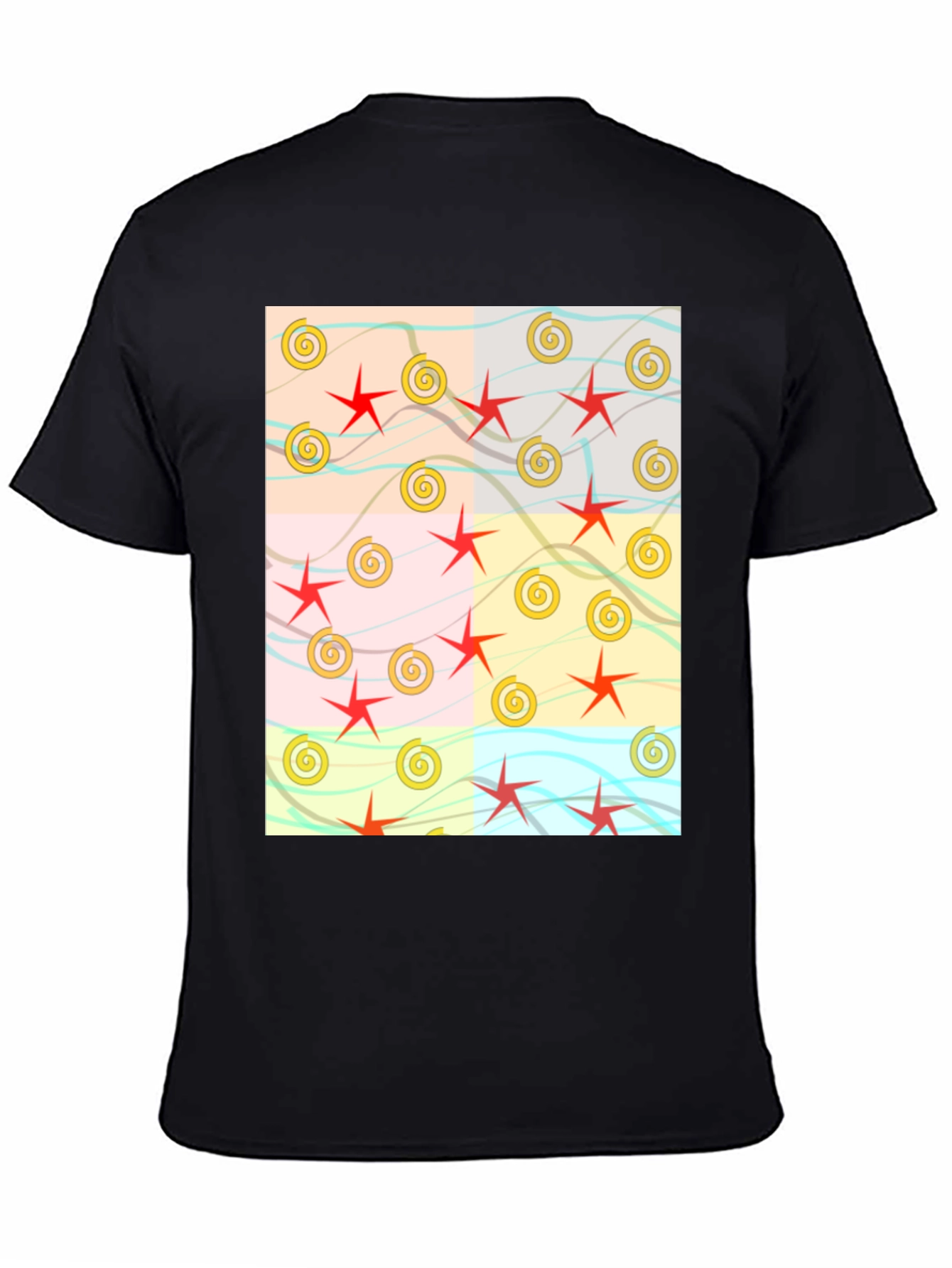 Funky Patterned Graphic Tee