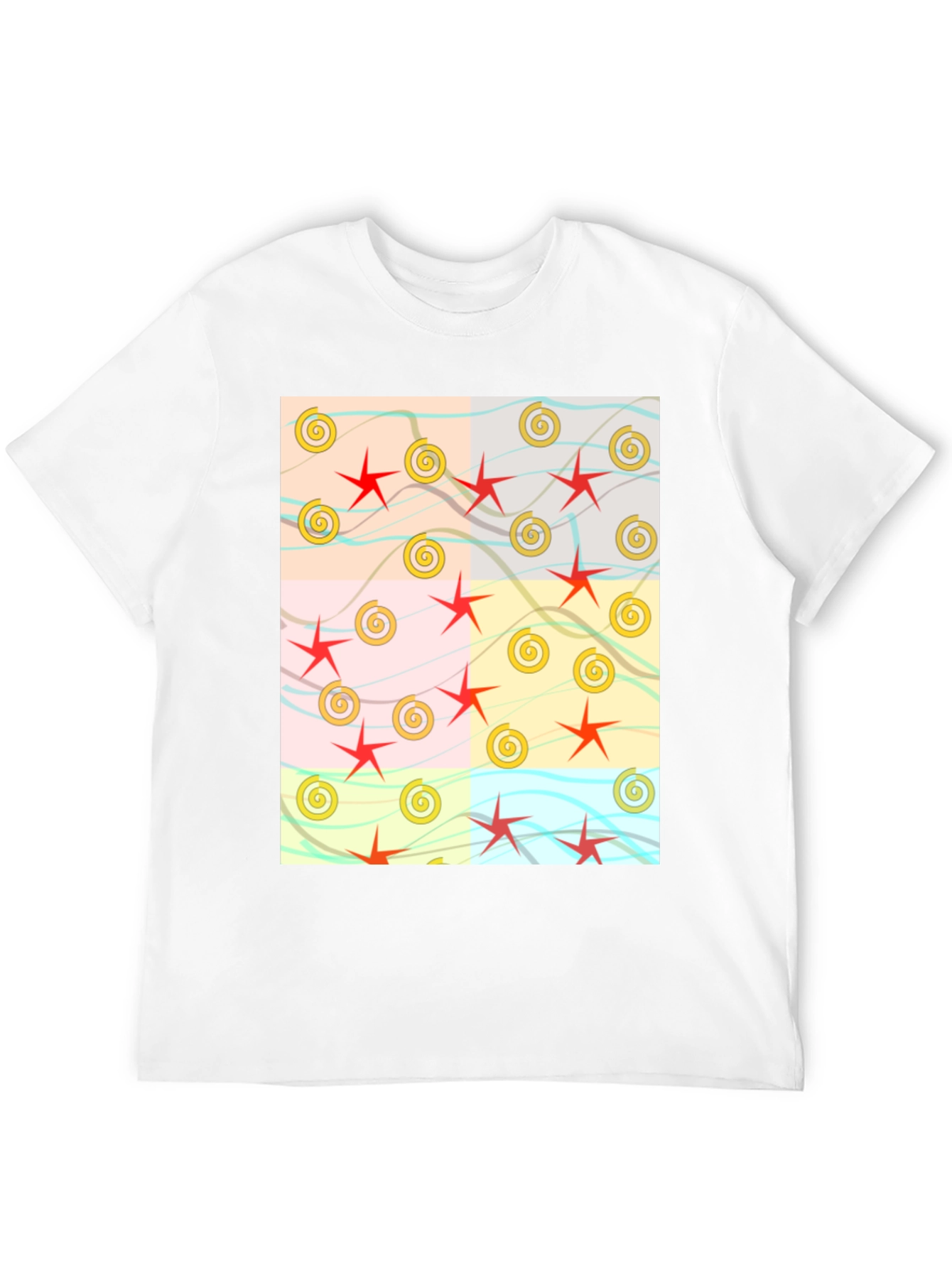 Funky Patterned Graphic Tee