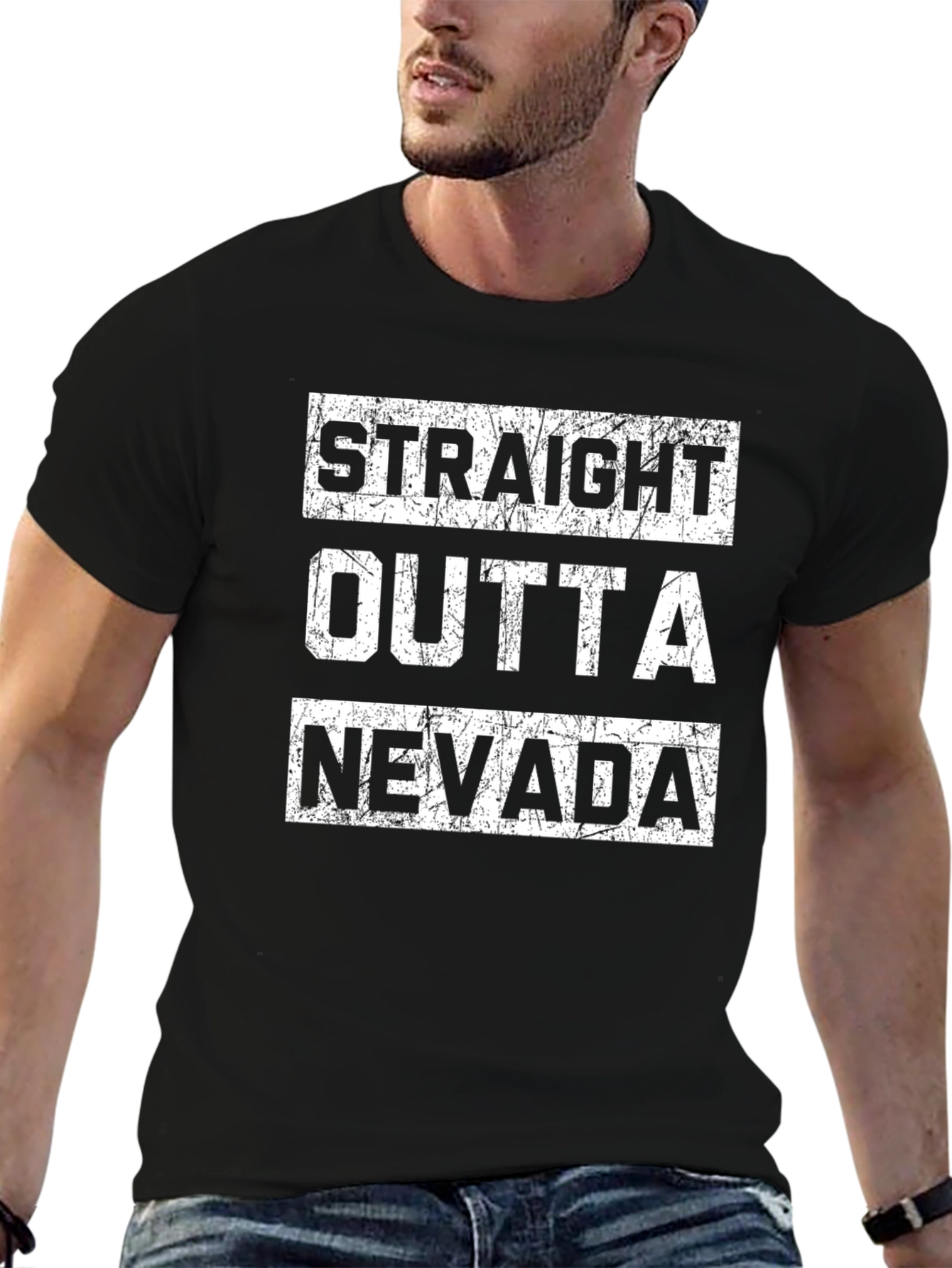 Straight Outta Nevada Graphic T-Shirt