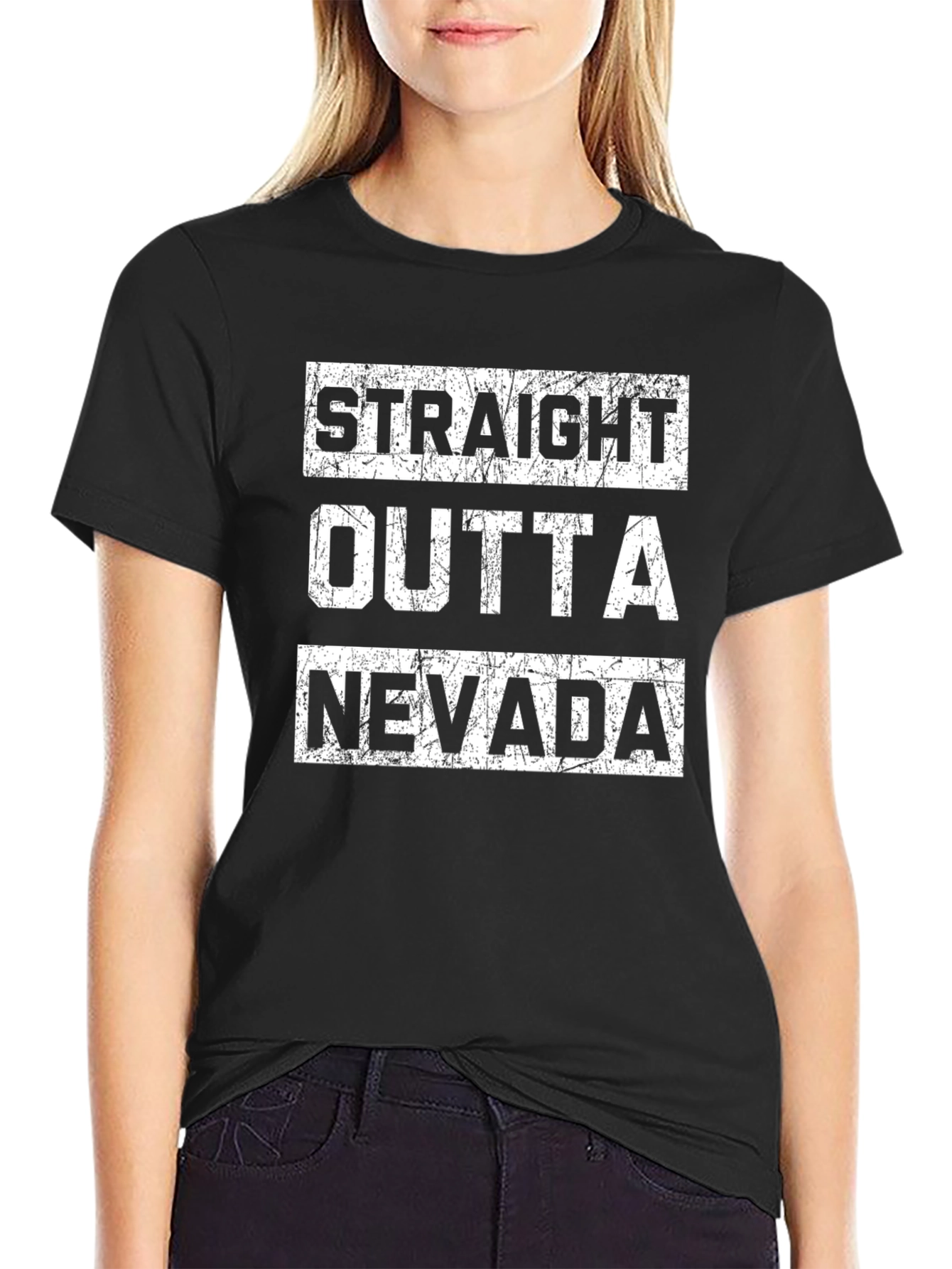 Straight Outta Nevada Graphic T-Shirt