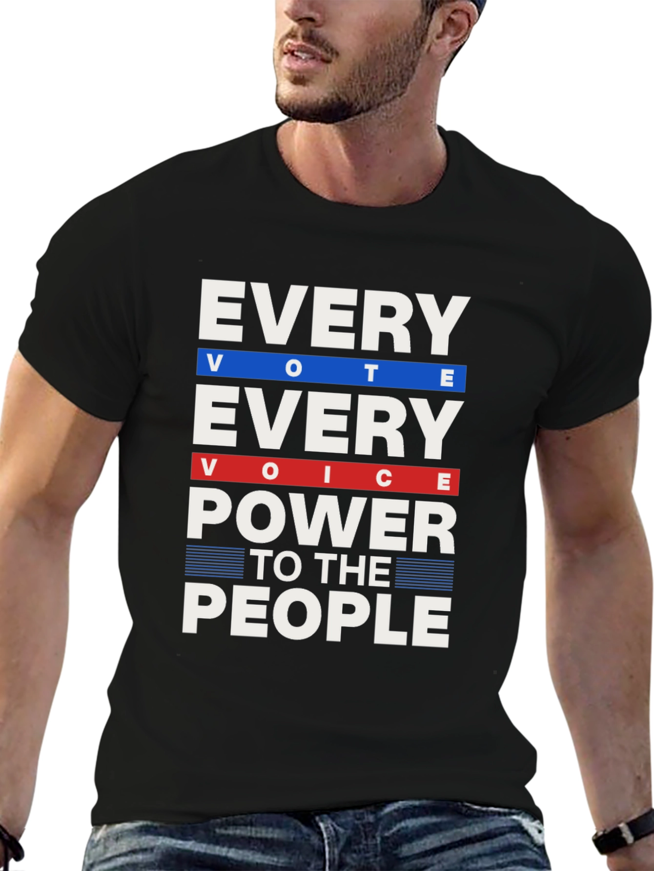 Every Vote Every Voice Power to the People T-Shirt