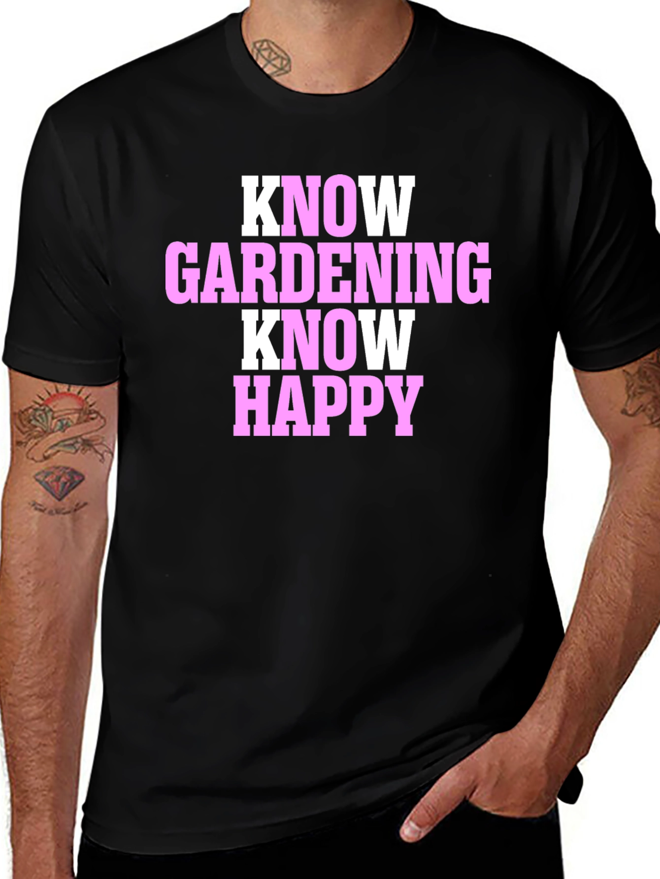 Know Gardening Know Happy Graphic Tee