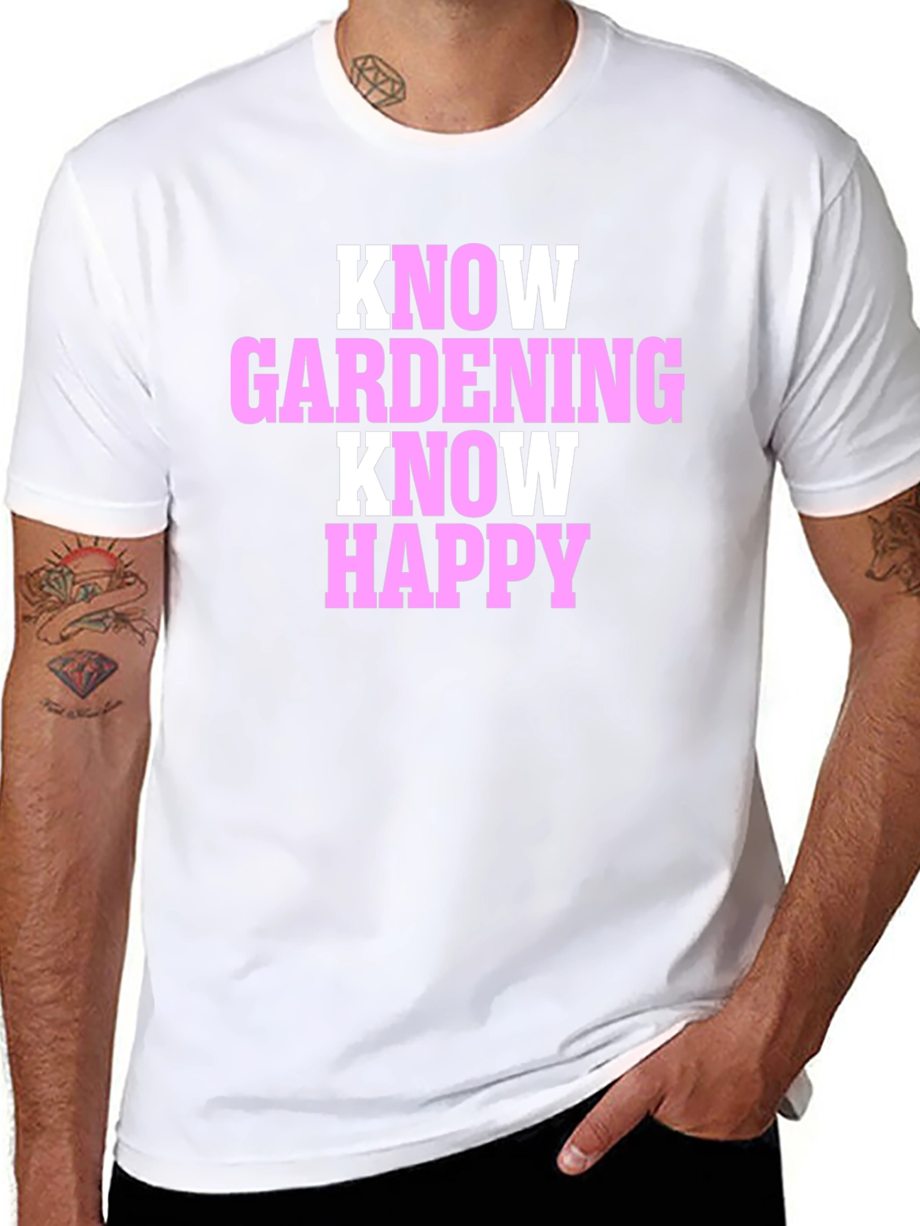 Know Gardening Know Happy Graphic Tee