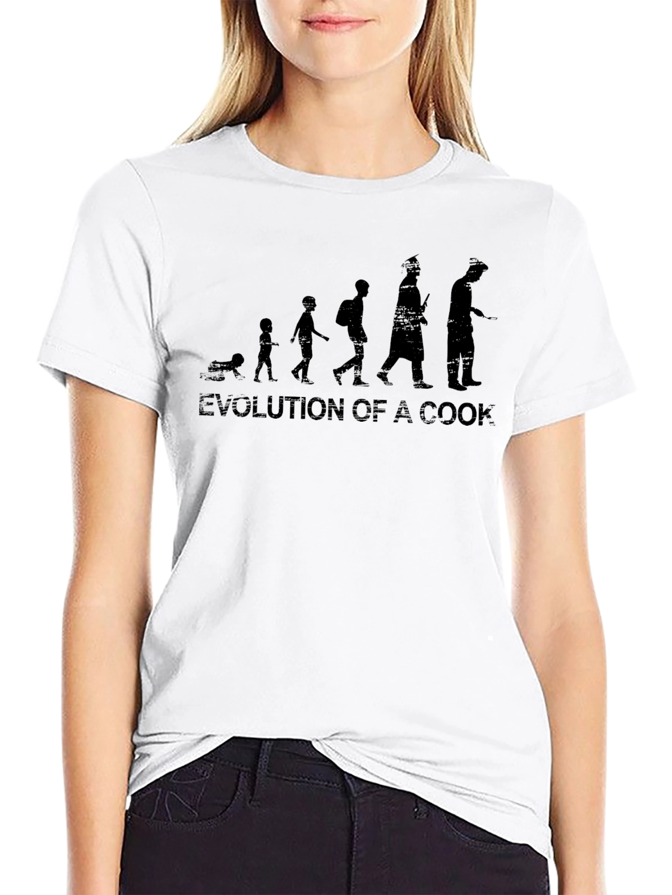 Evolution of a Cook T-Shirt - Funny Chef Tee