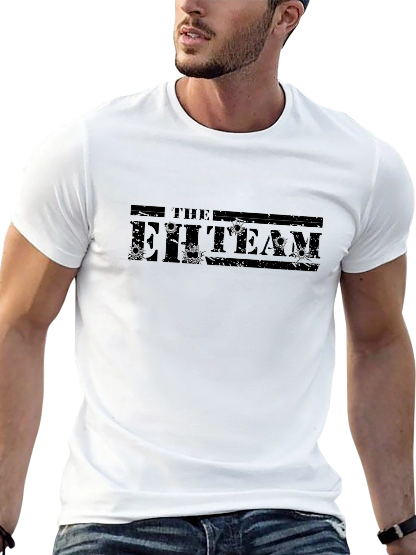 The EHTEAM Bullet Hole T-Shirt - Graphic Tee