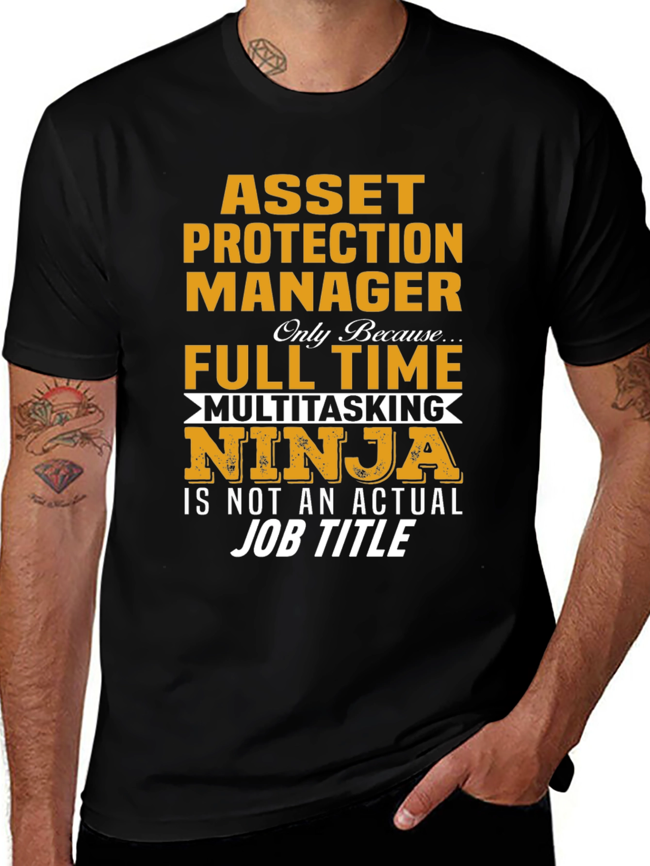 Asset Protection Manager Ninja T-Shirt