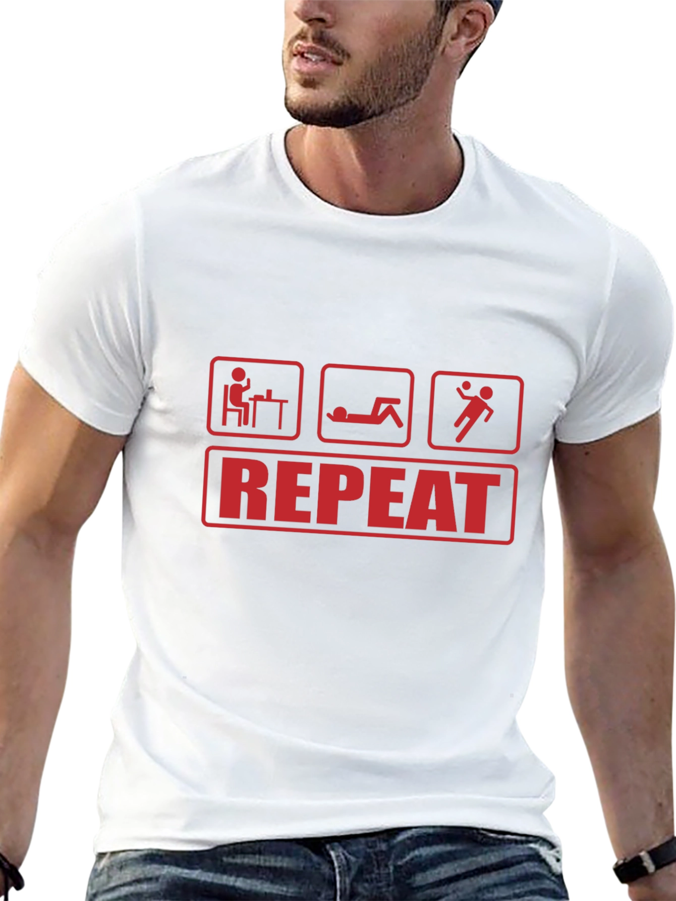 Work Sleep Play Repeat T-Shirt