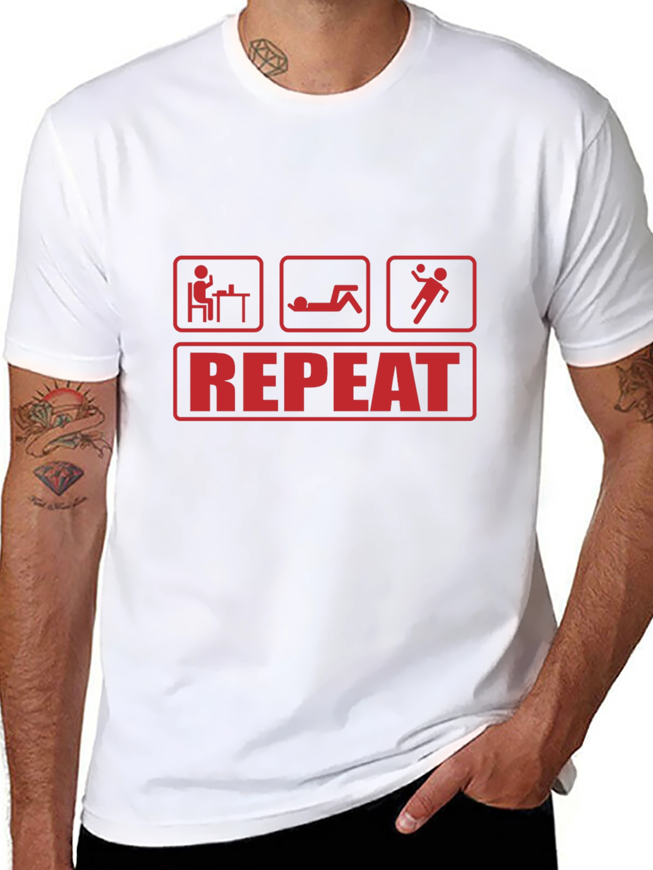 Work Sleep Play Repeat T-Shirt