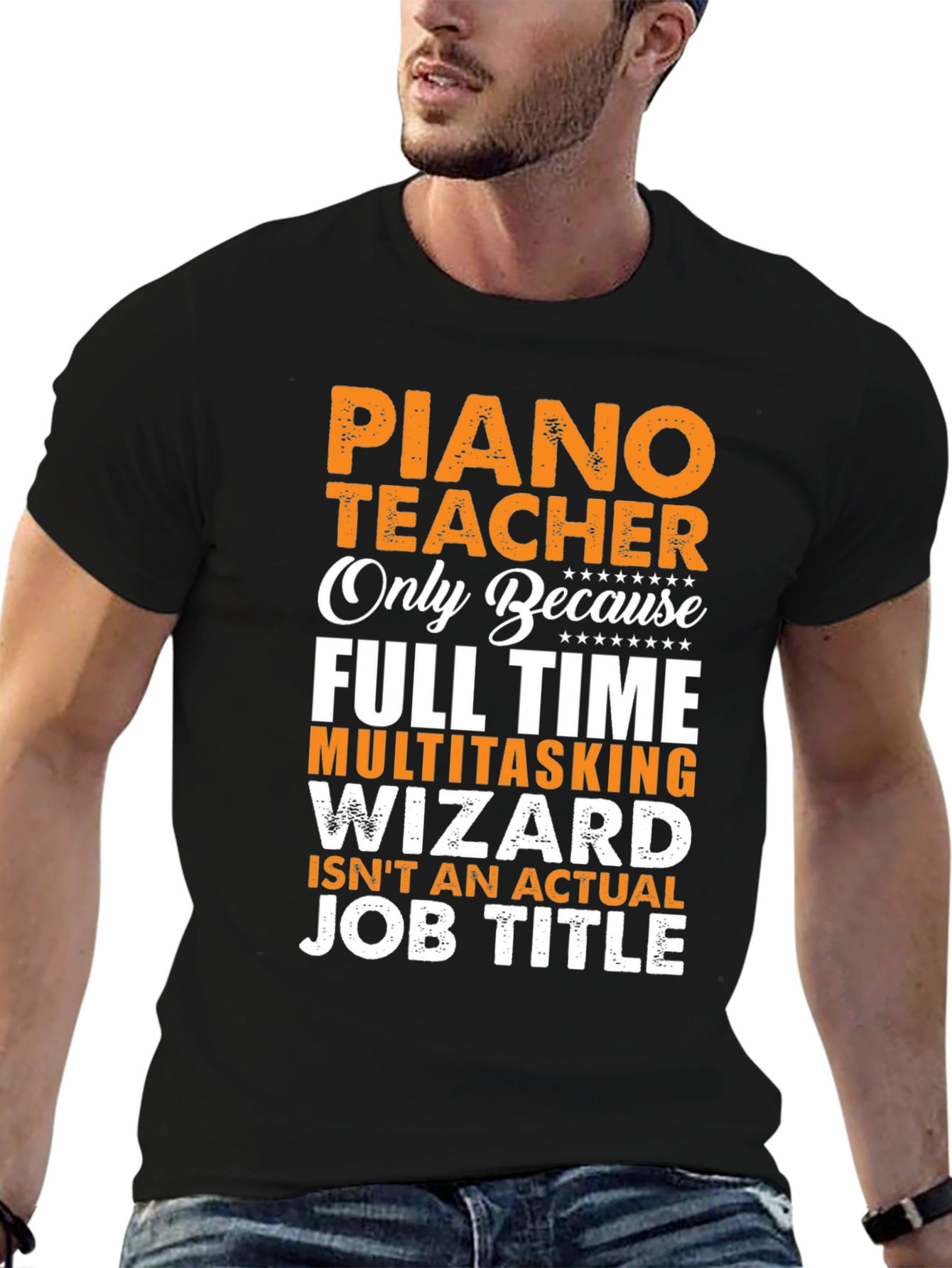 Piano Teacher Job Title T-Shirt