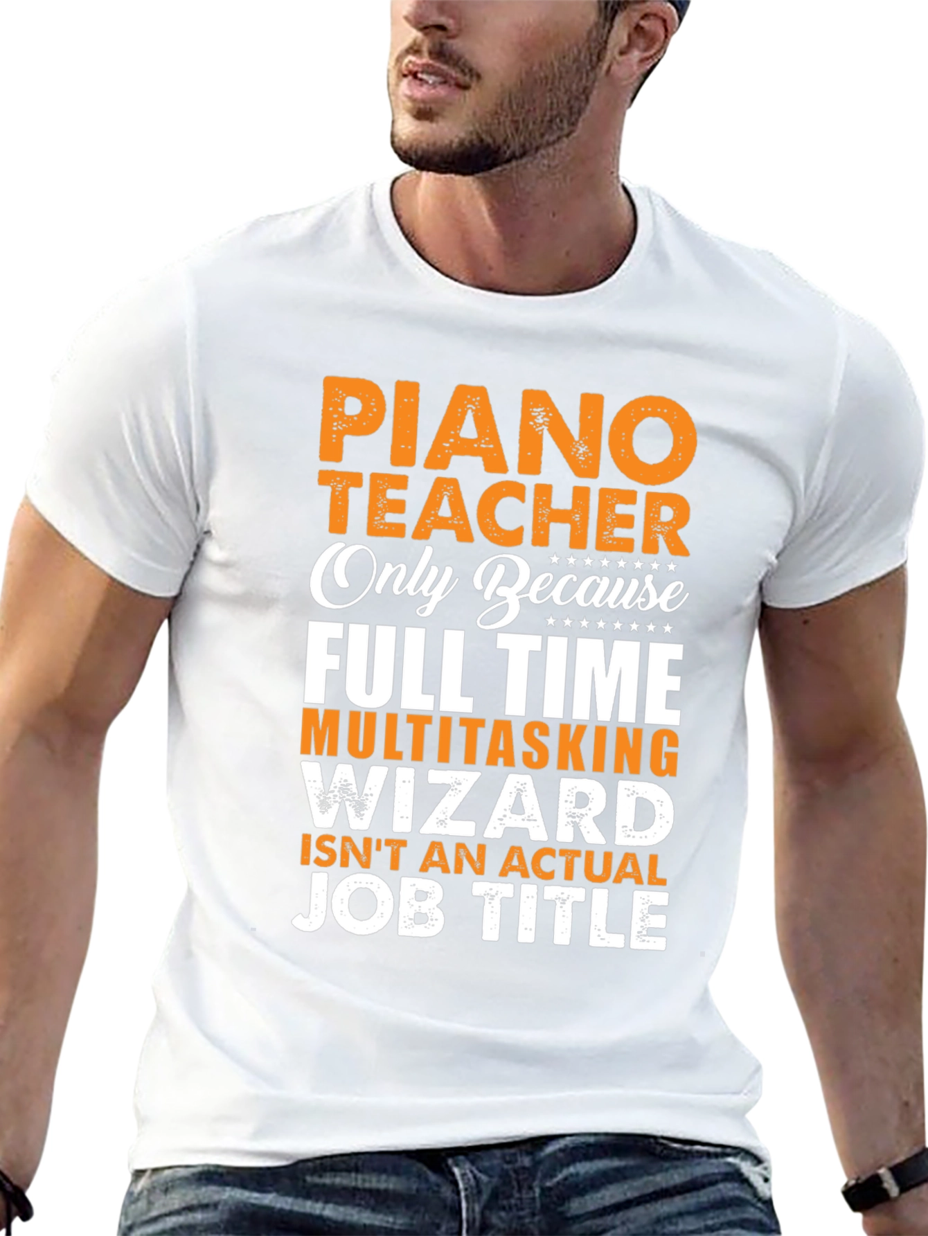 Piano Teacher Job Title T-Shirt