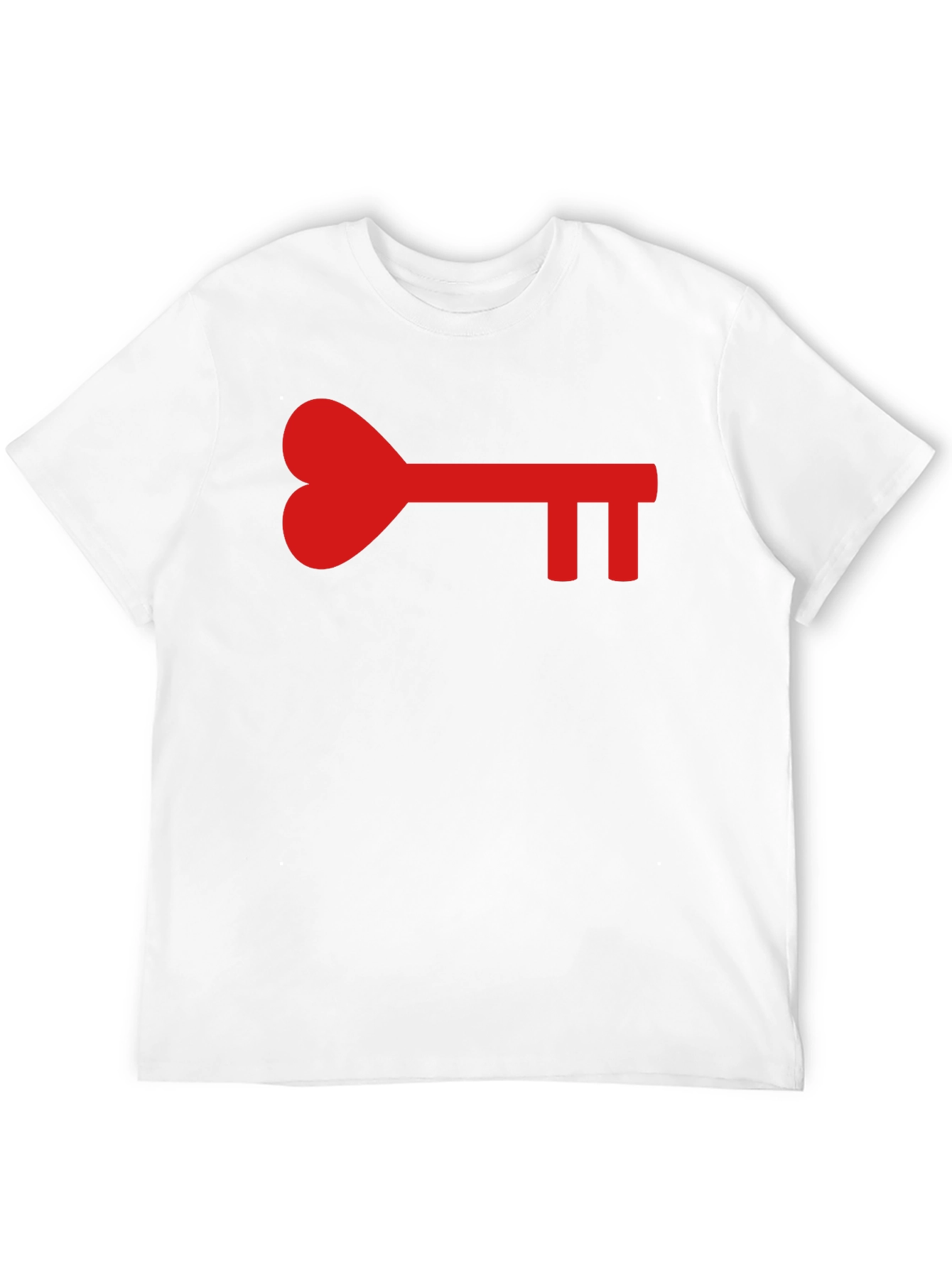 Heart Key Graphic Tee - Unlock Your Style