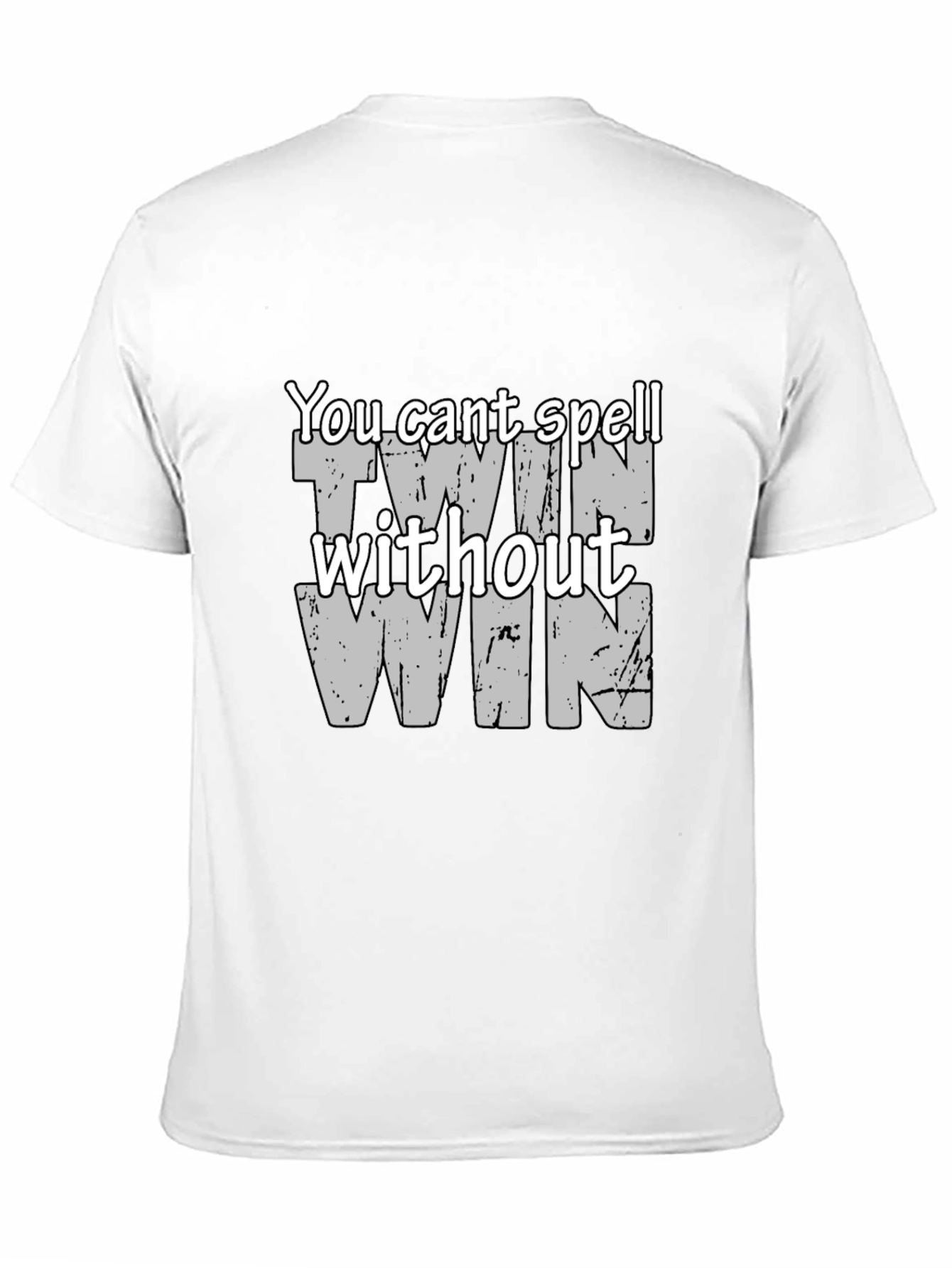 Twin Win Graphic Tee - Funny Slogan T-Shirt