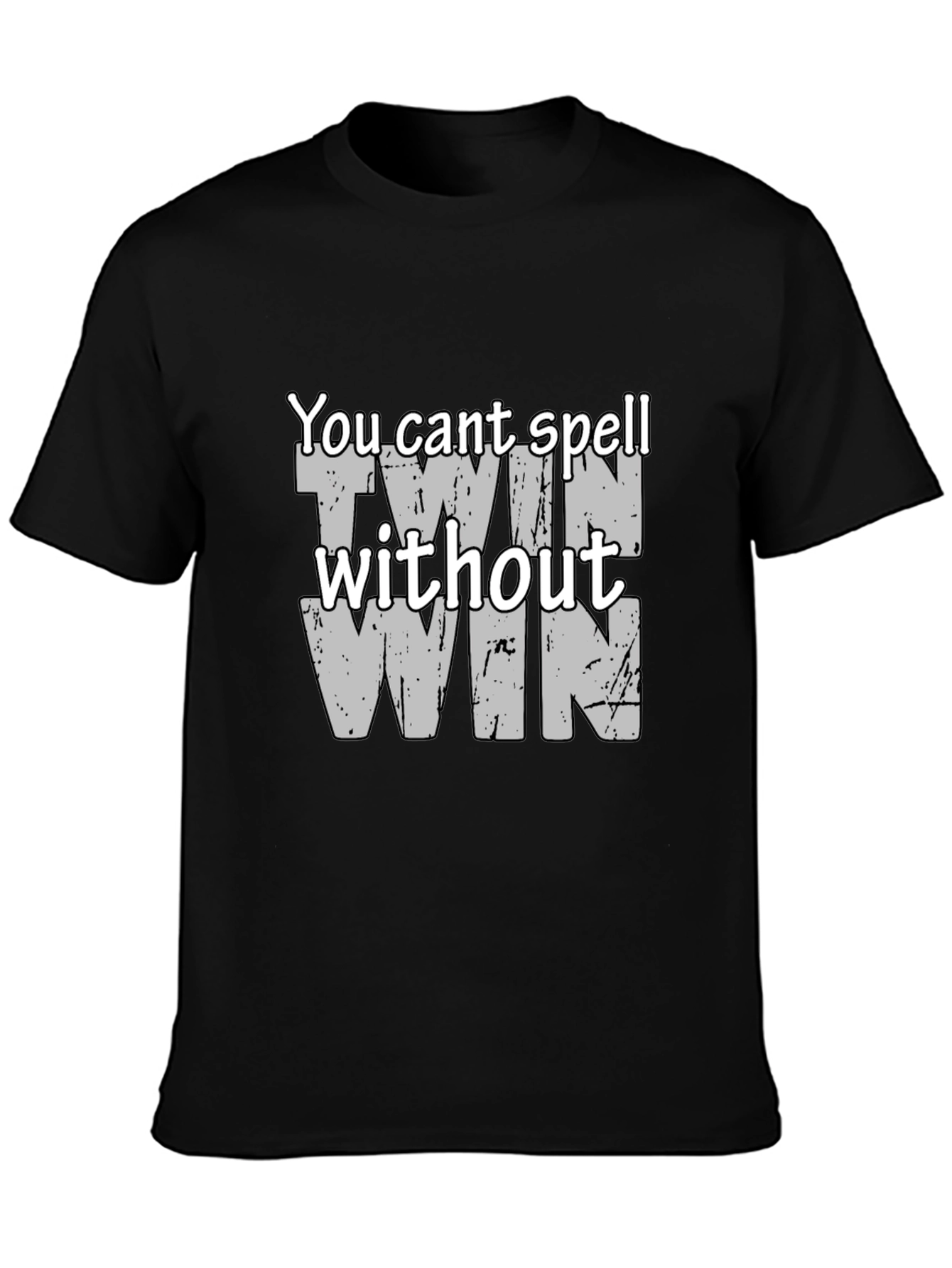 Twin Win Graphic Tee - Funny Slogan T-Shirt