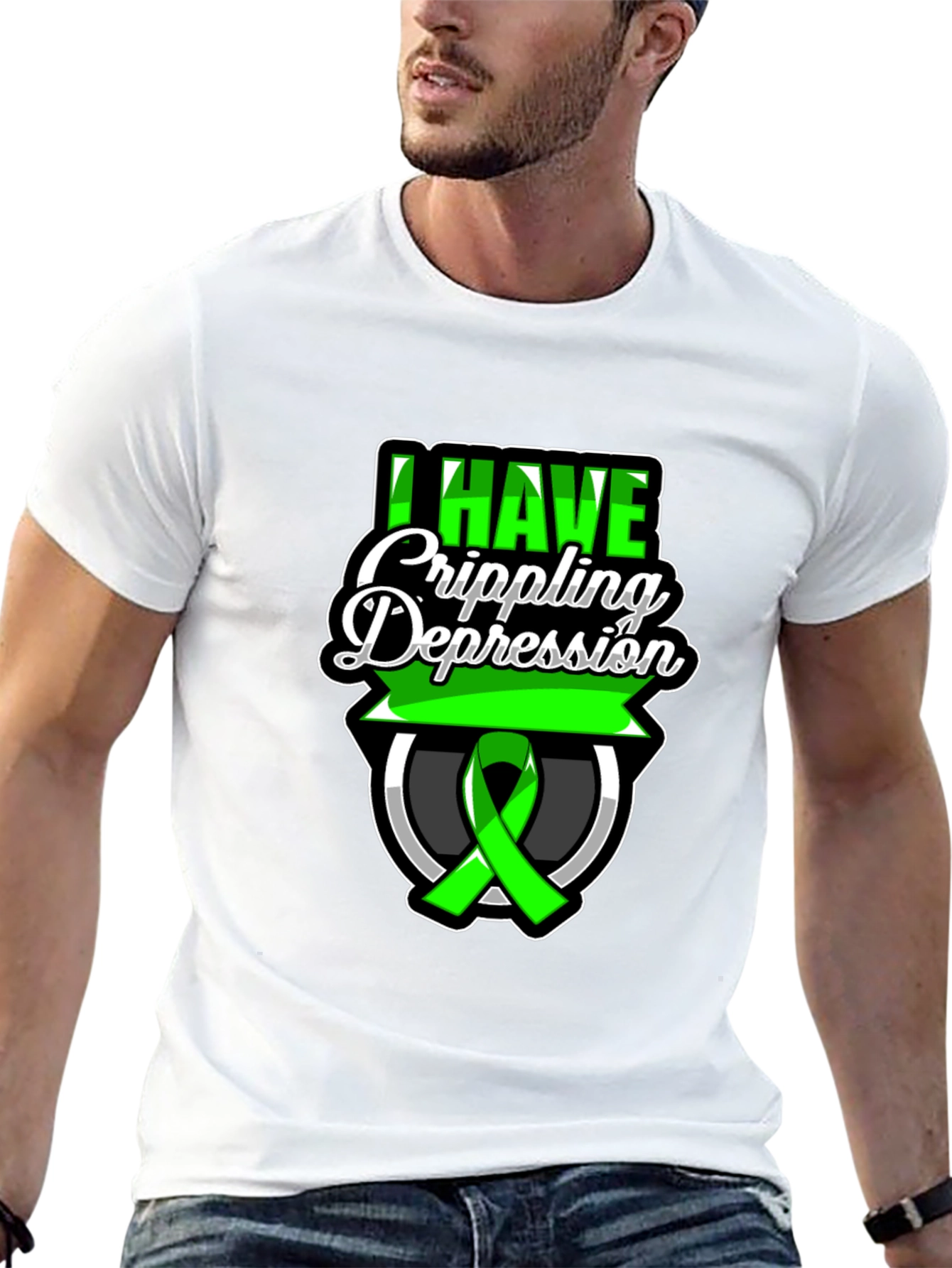 I Have Crippling Depression T-Shirt - Mental Health Awareness