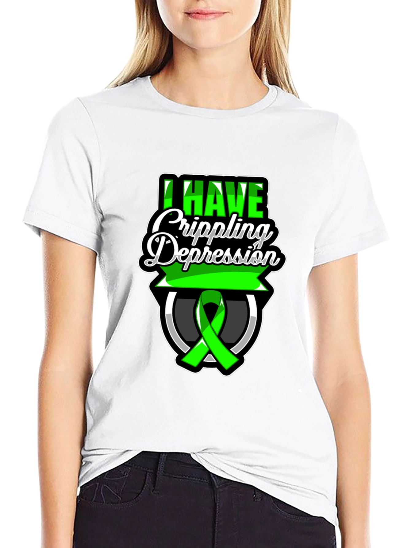 I Have Crippling Depression T-Shirt - Mental Health Awareness