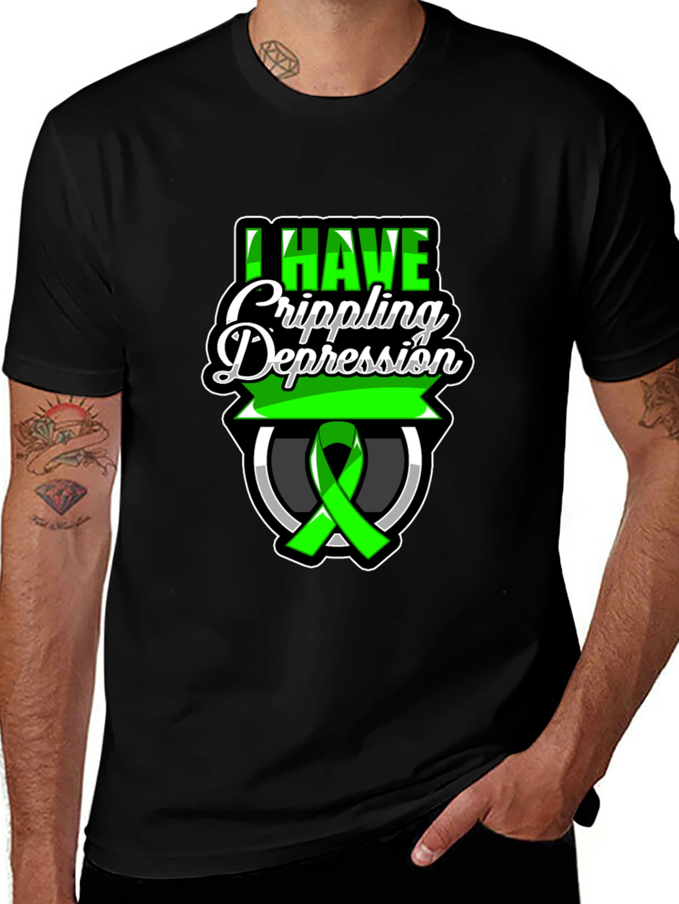I Have Crippling Depression T-Shirt - Mental Health Awareness