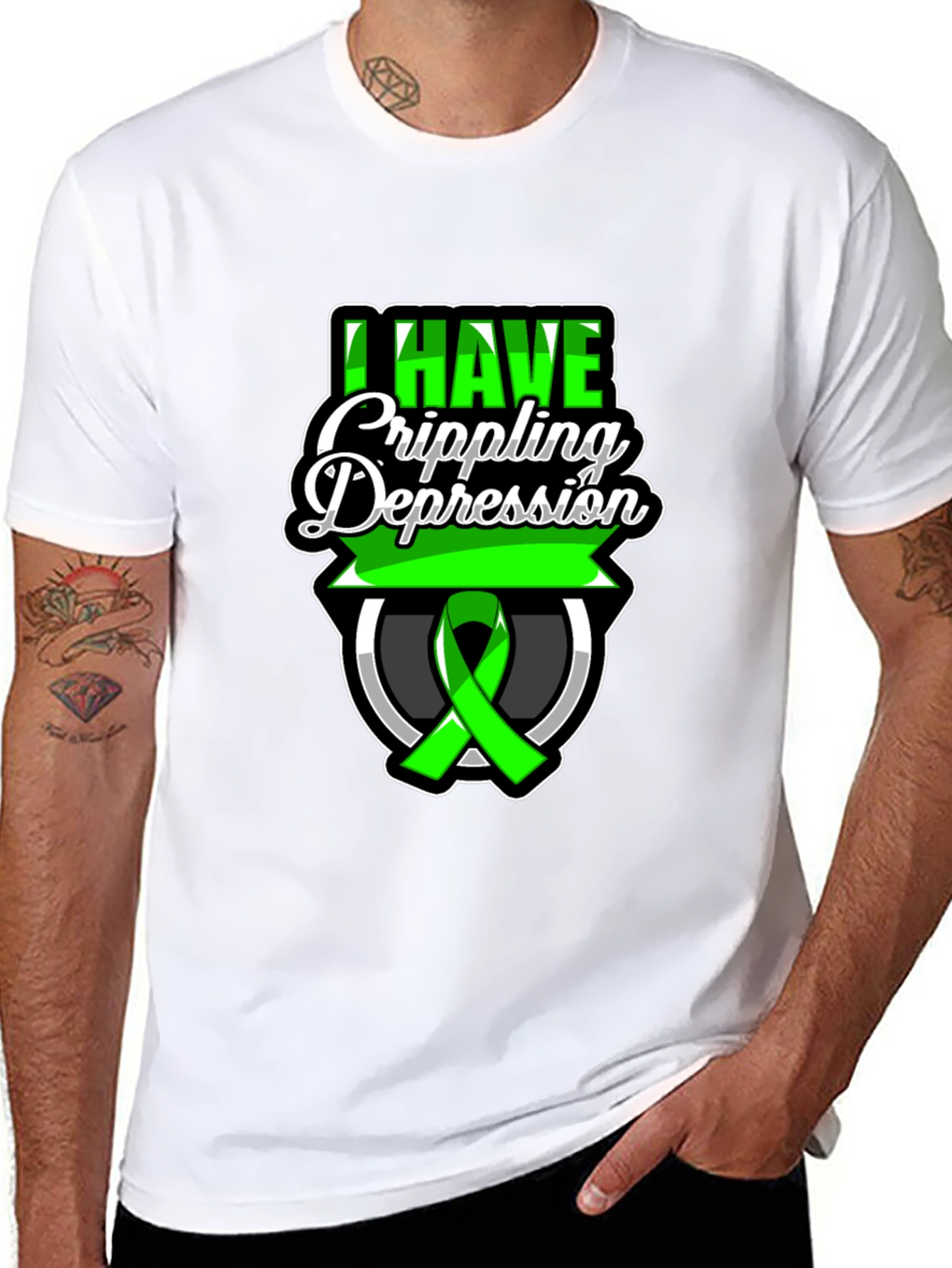 I Have Crippling Depression T-Shirt - Mental Health Awareness