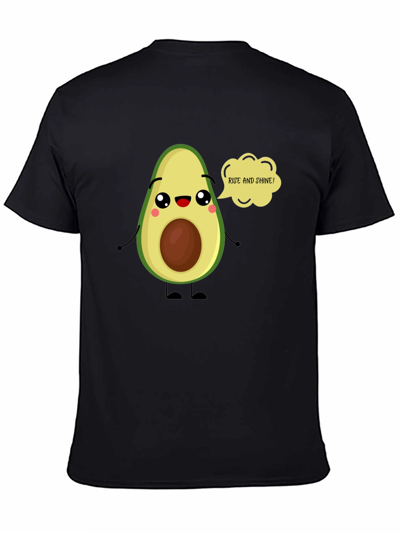 Avocado Rise and Shine Graphic T-Shirt