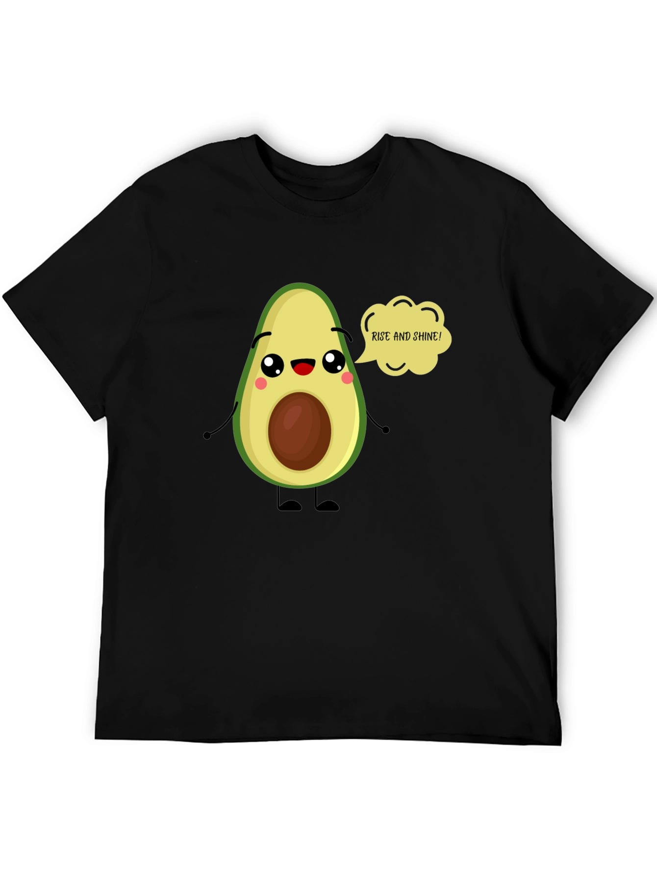 Avocado Rise and Shine Graphic T-Shirt