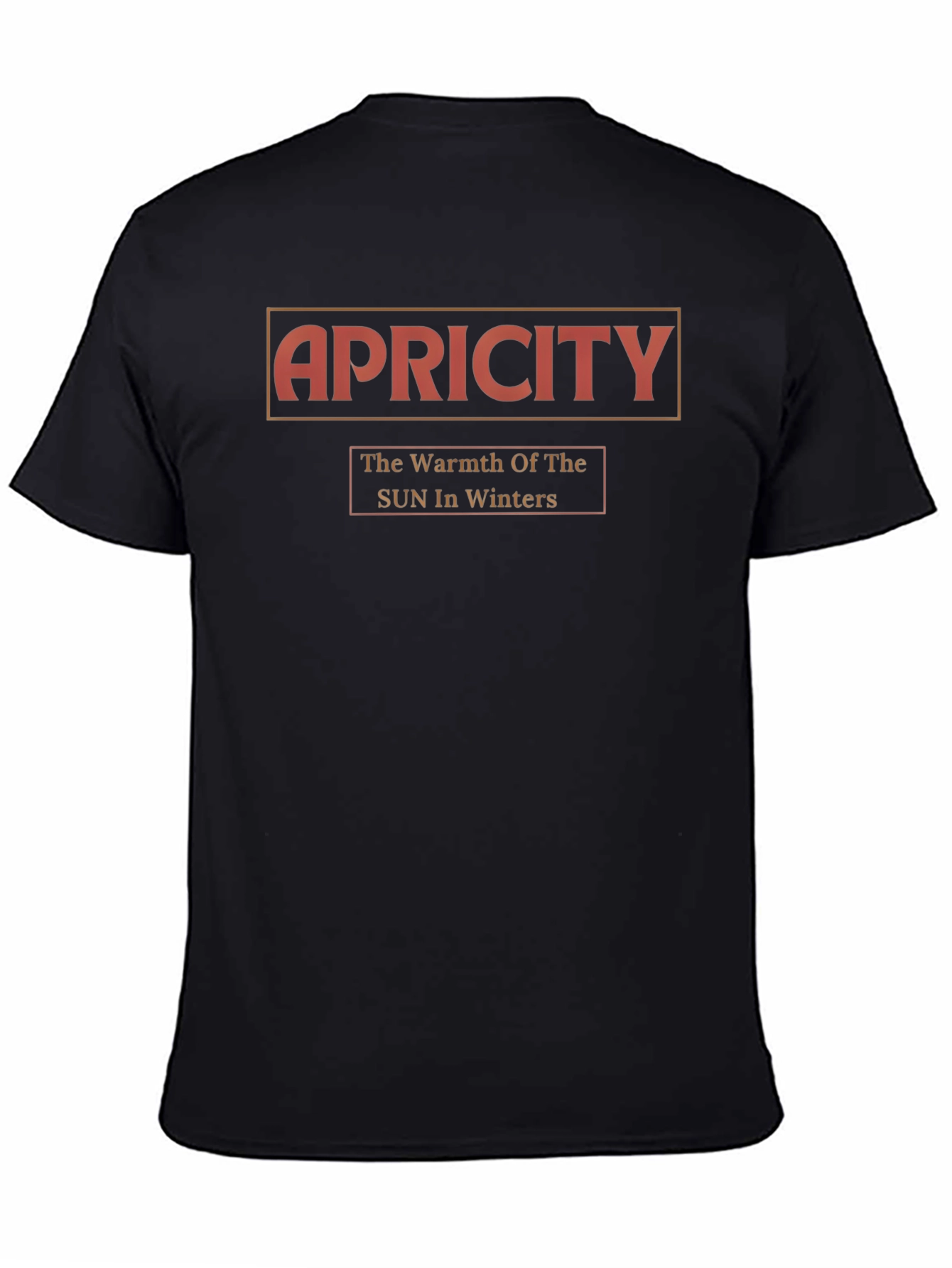 Apricity T-Shirt - Warmth of the Sun in Winters