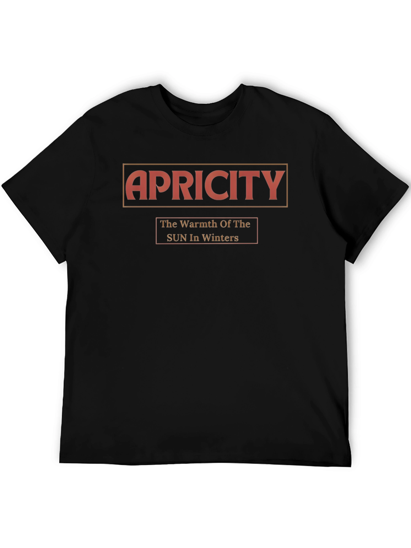 Apricity T-Shirt - Warmth of the Sun in Winters