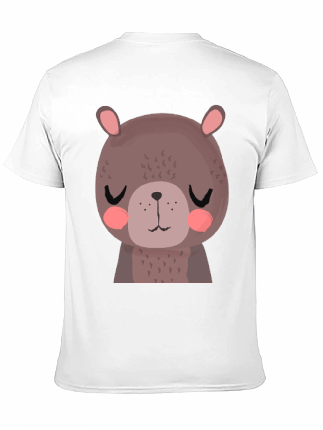 Cute Bear Graphic T-Shirt - Unisex Black Tee