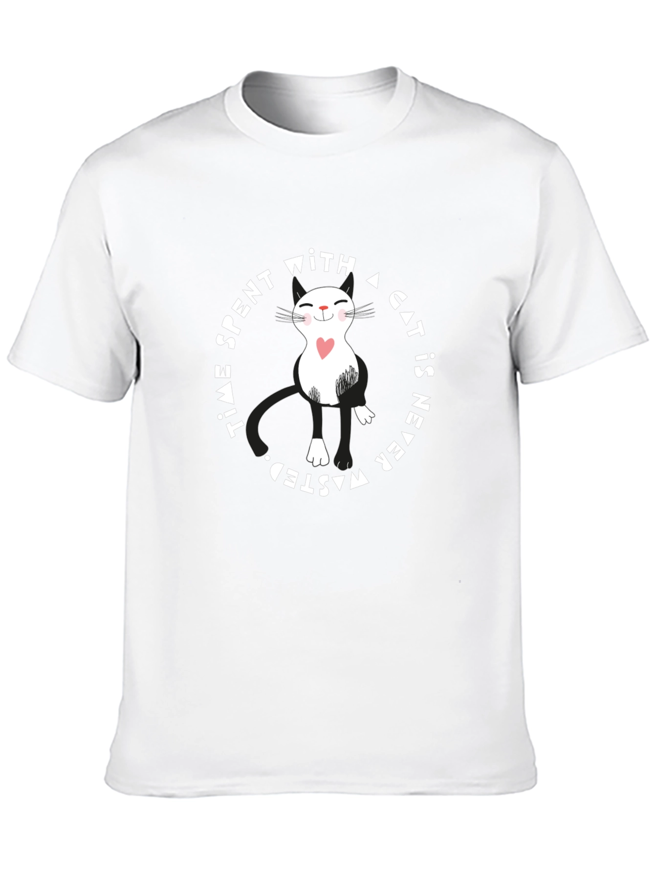 Cat Lover T-Shirt - Time Spent with Cats