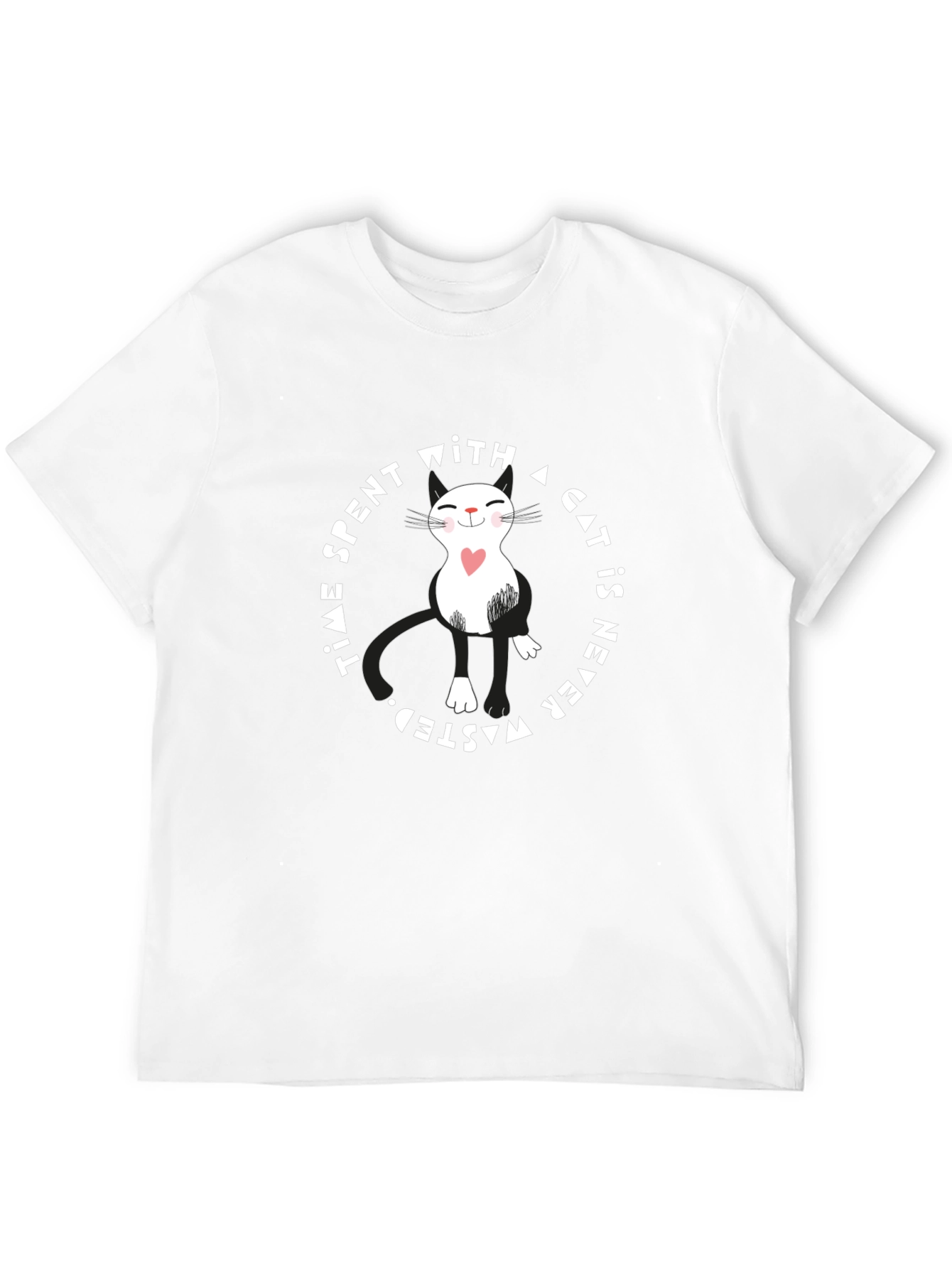 Cat Lover T-Shirt - Time Spent with Cats