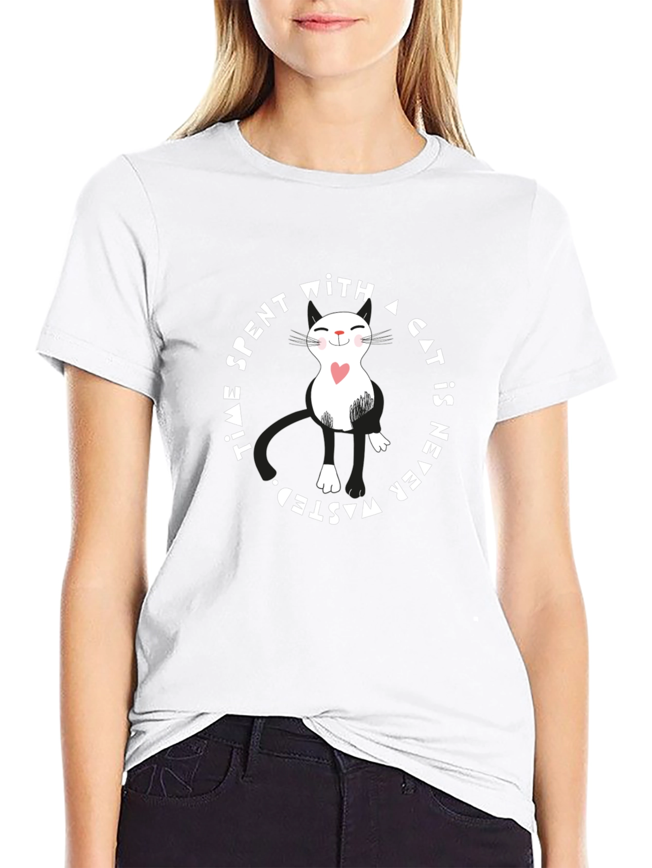 Cat Lover T-Shirt - Time Spent with Cats
