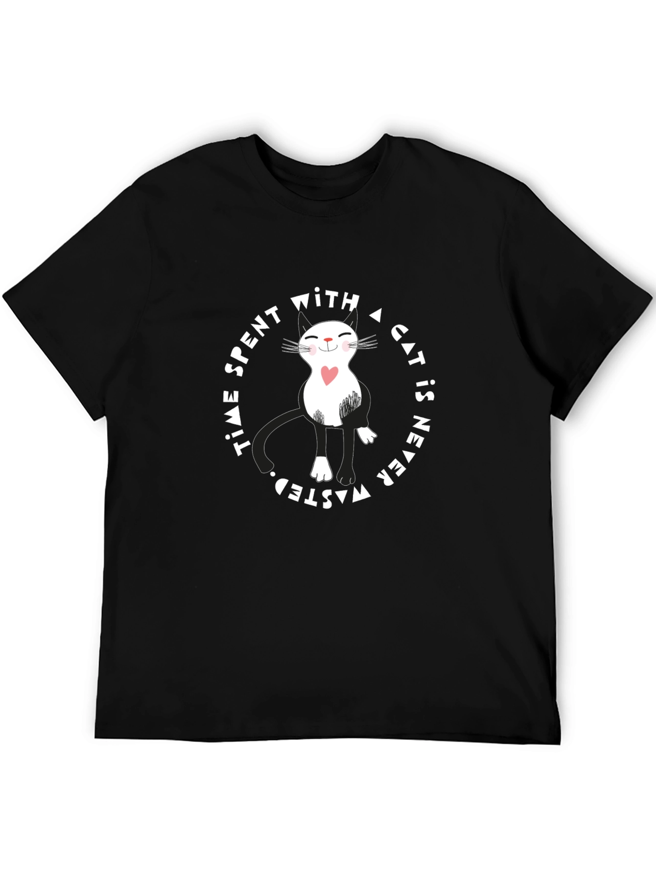Cat Lover T-Shirt - Time Spent with Cats