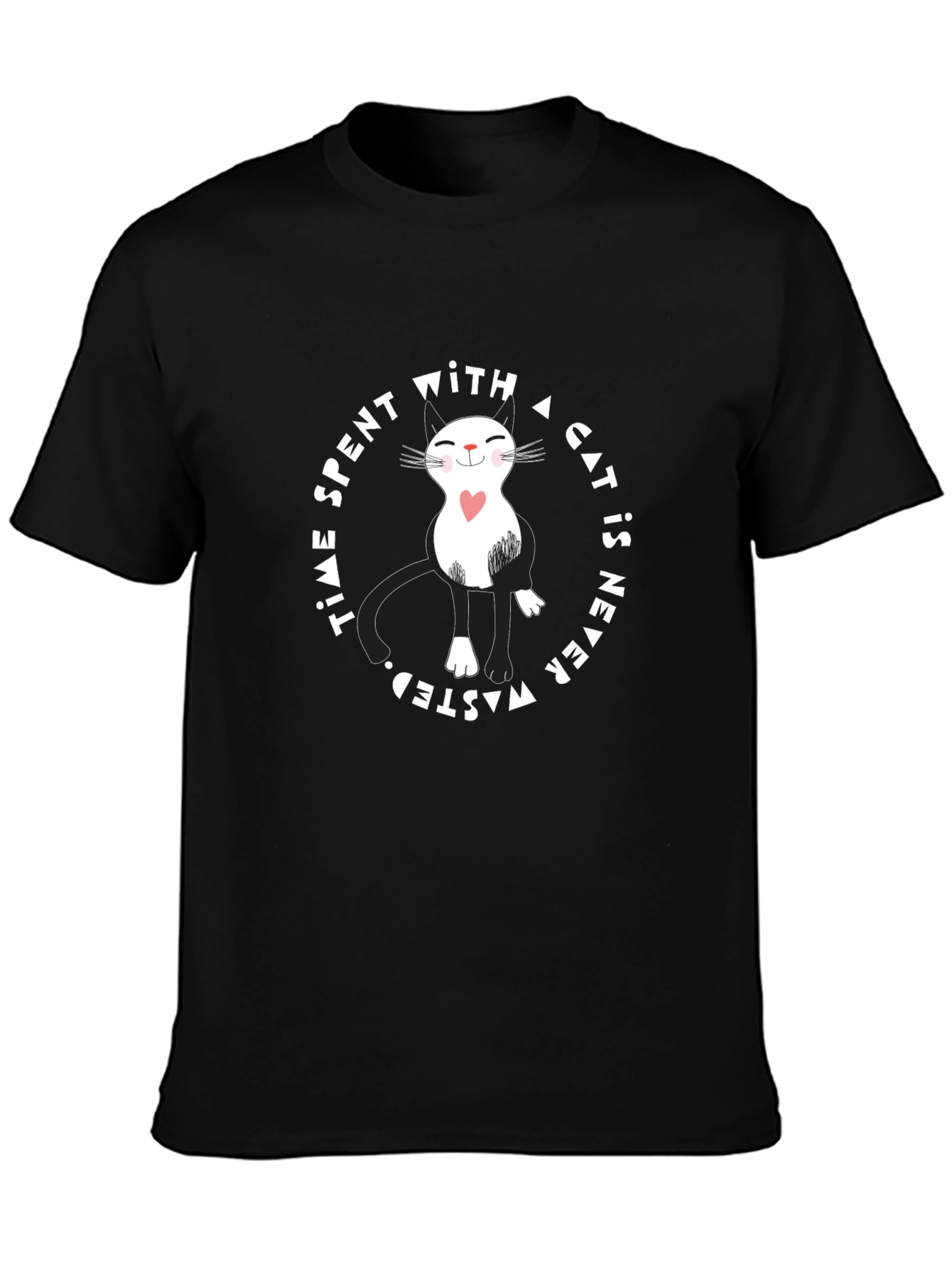 Cat Lover T-Shirt - Time Spent with Cats