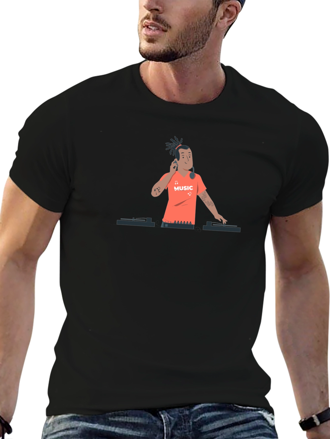 DJ Music T-Shirt - Cool Graphic Tee