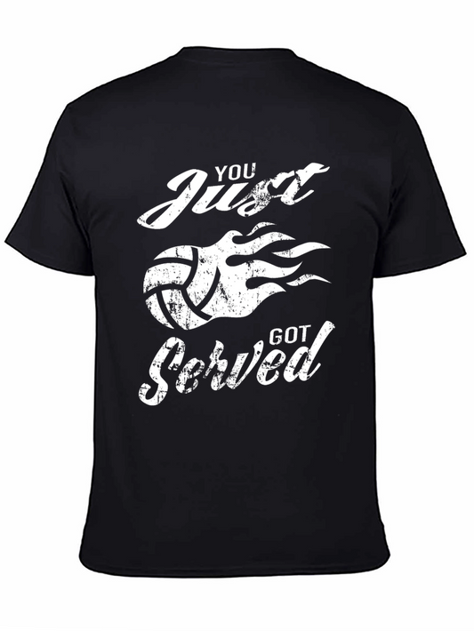 You Just Got Served Volleyball Graphic Tee
