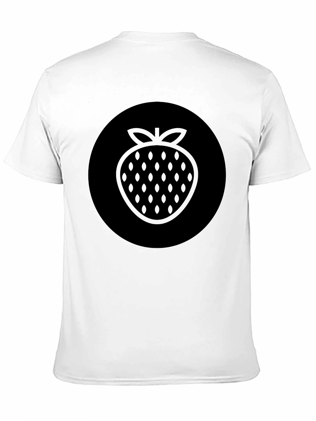 Strawberry Graphic Black T-Shirt - Trendy Casual Wear