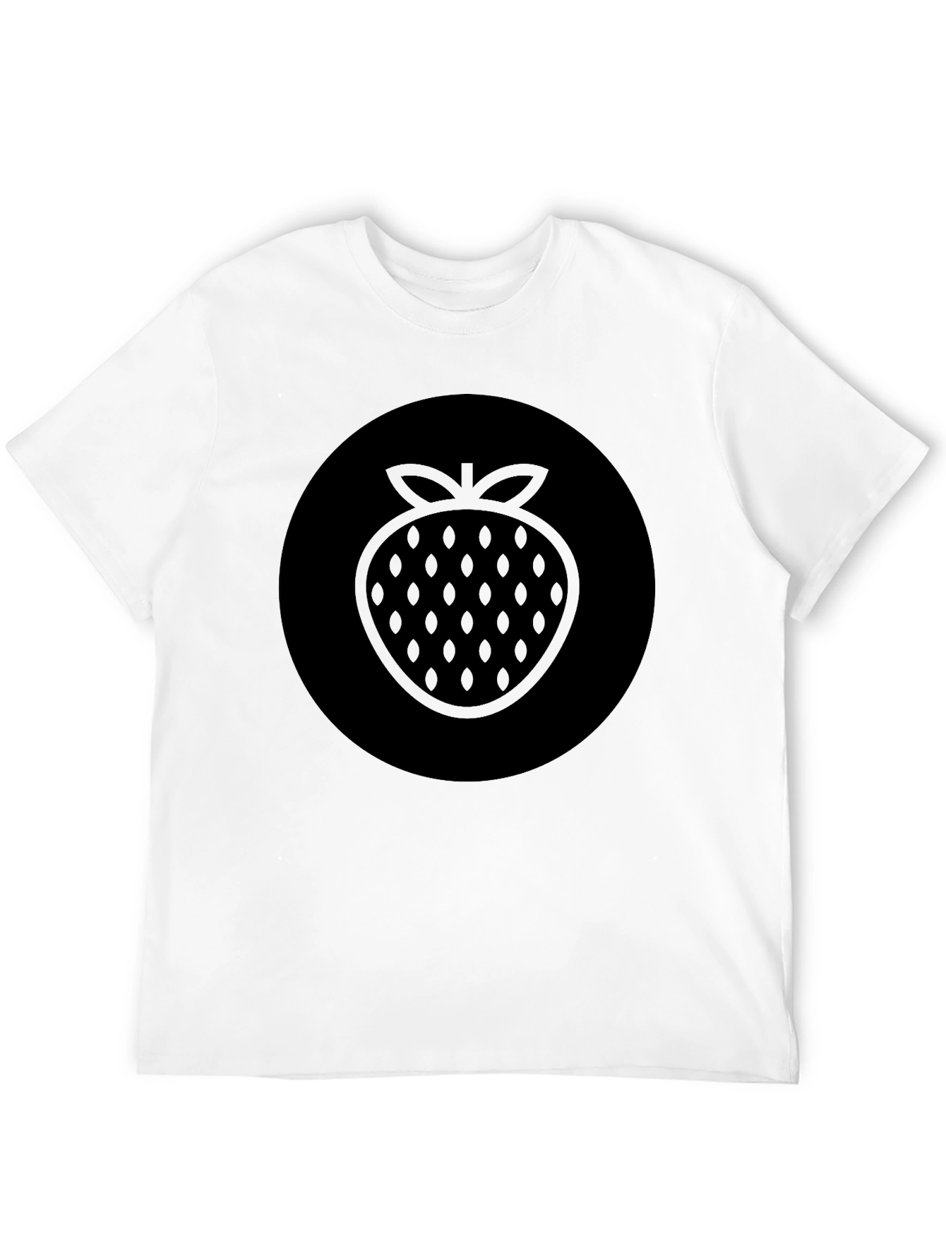Strawberry Graphic Black T-Shirt - Trendy Casual Wear