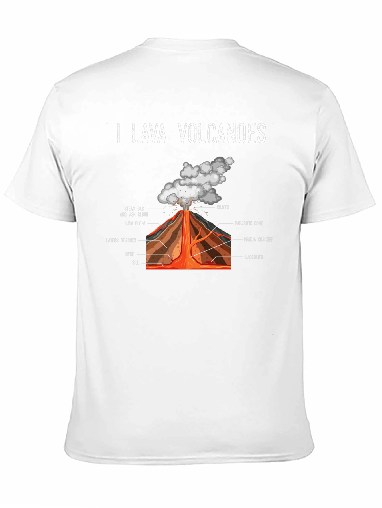 I Lava Volcanoes Graphic Tee - Black