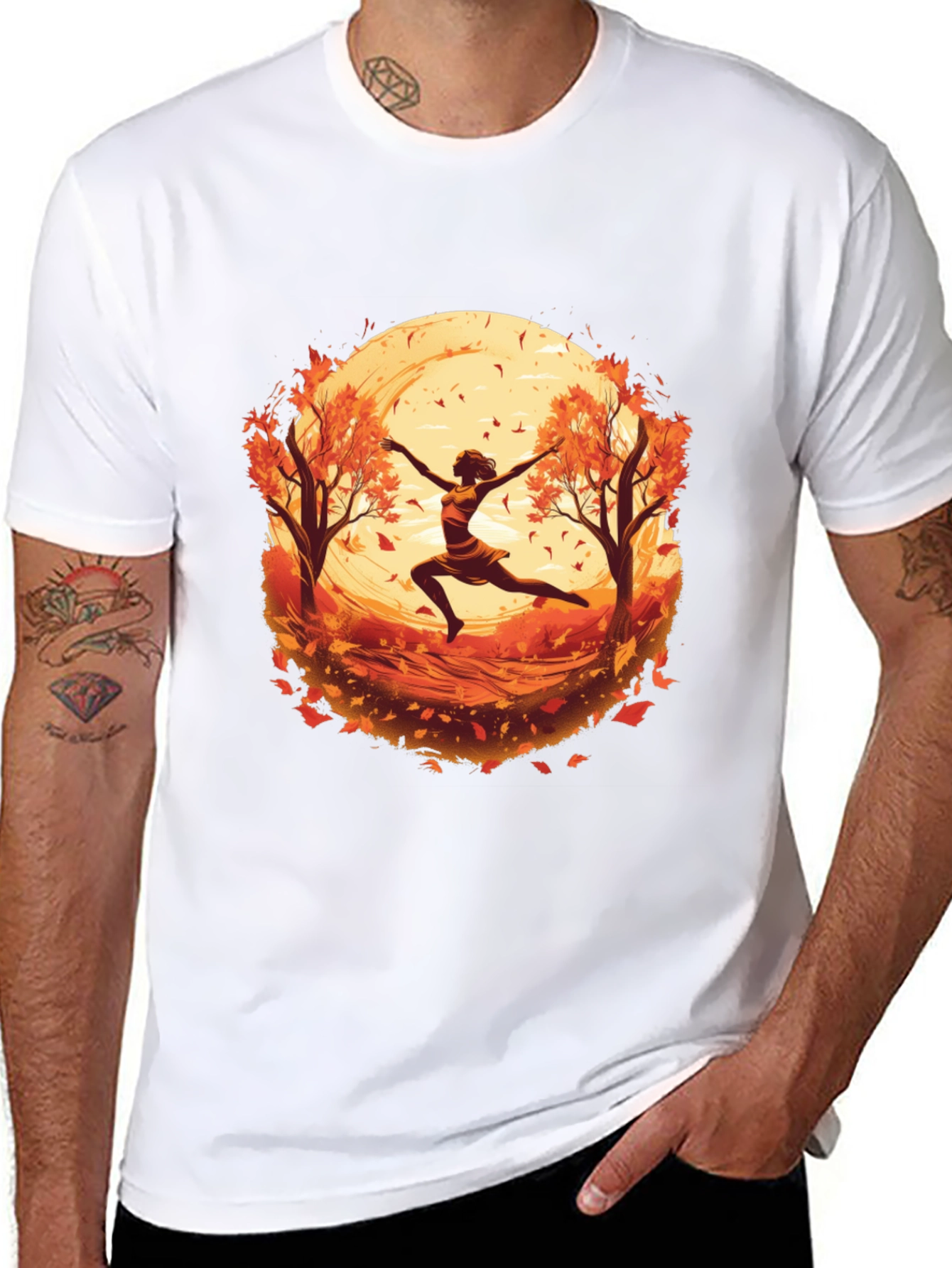 Autumn Dance Graphic T-Shirt