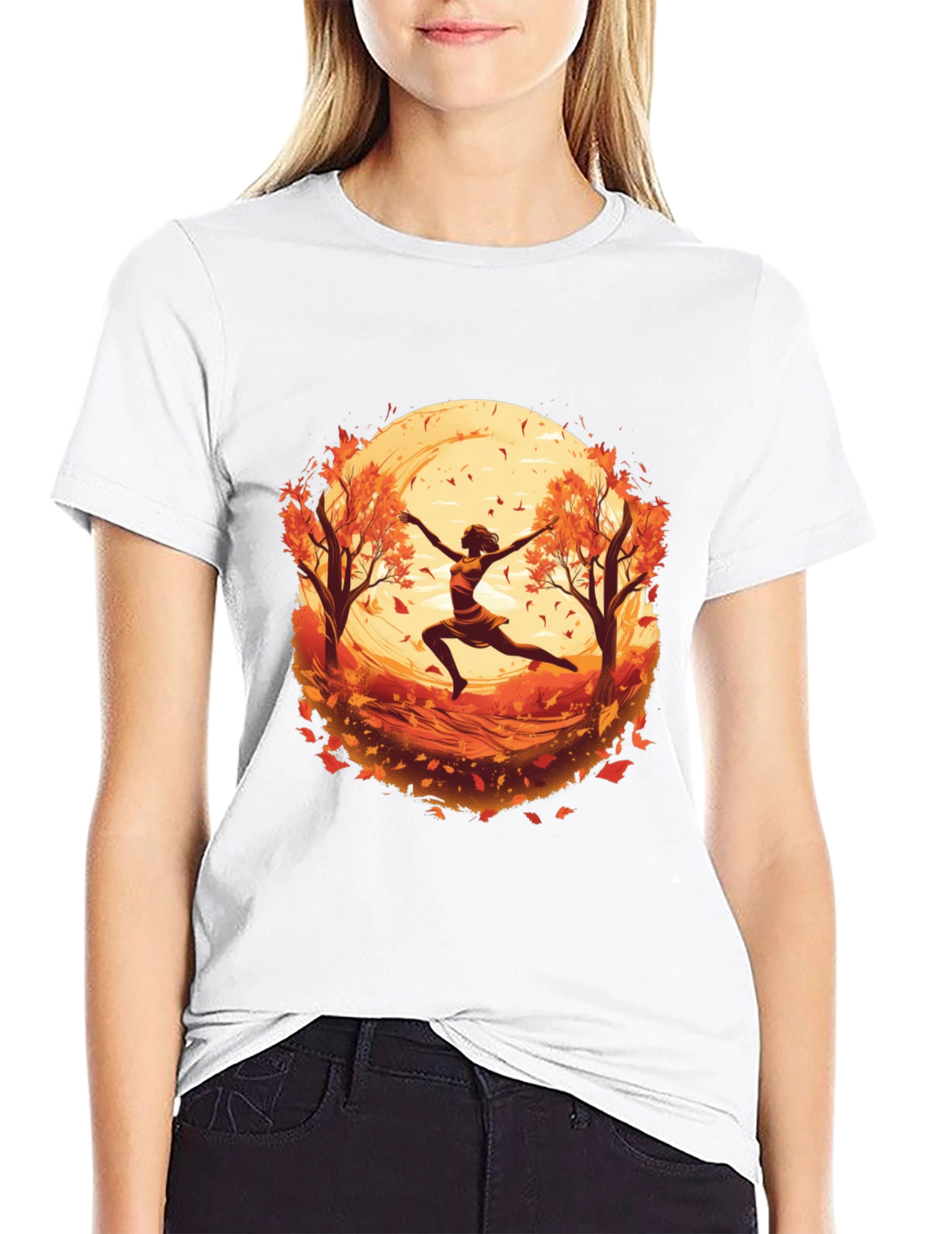 Autumn Dance Graphic T-Shirt