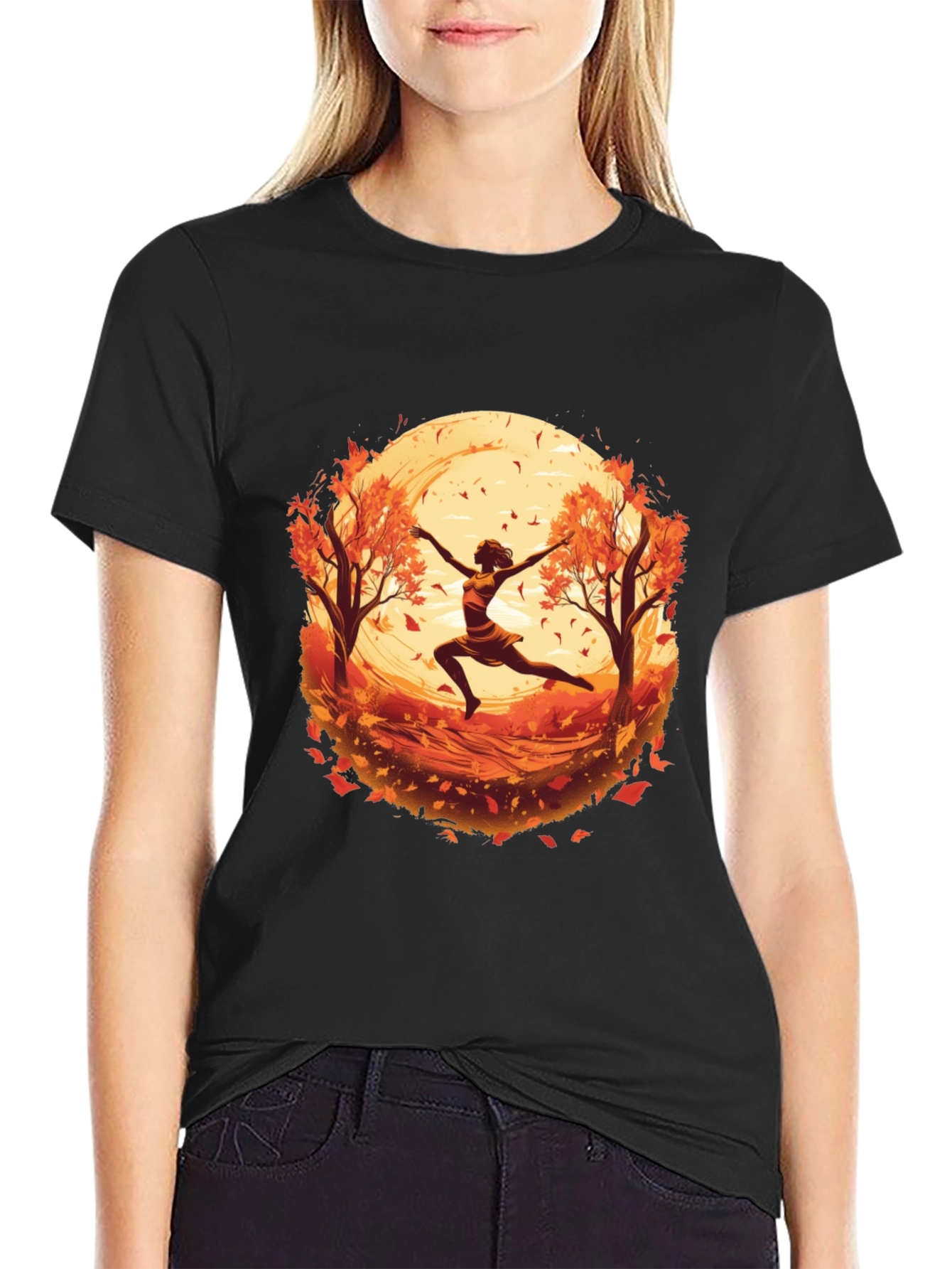 Autumn Dance Graphic T-Shirt