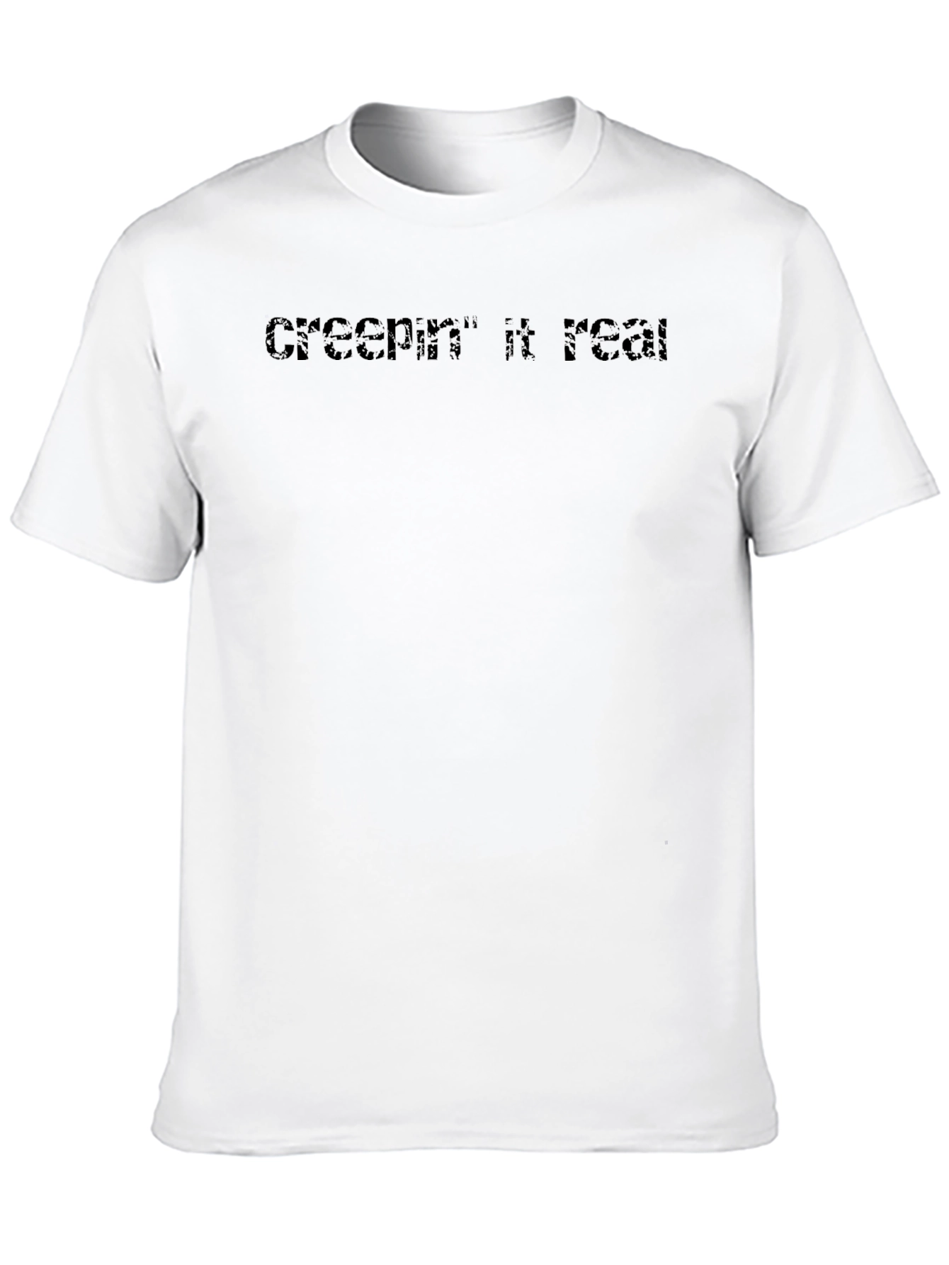 Creepin It Real Black Graphic Tee
