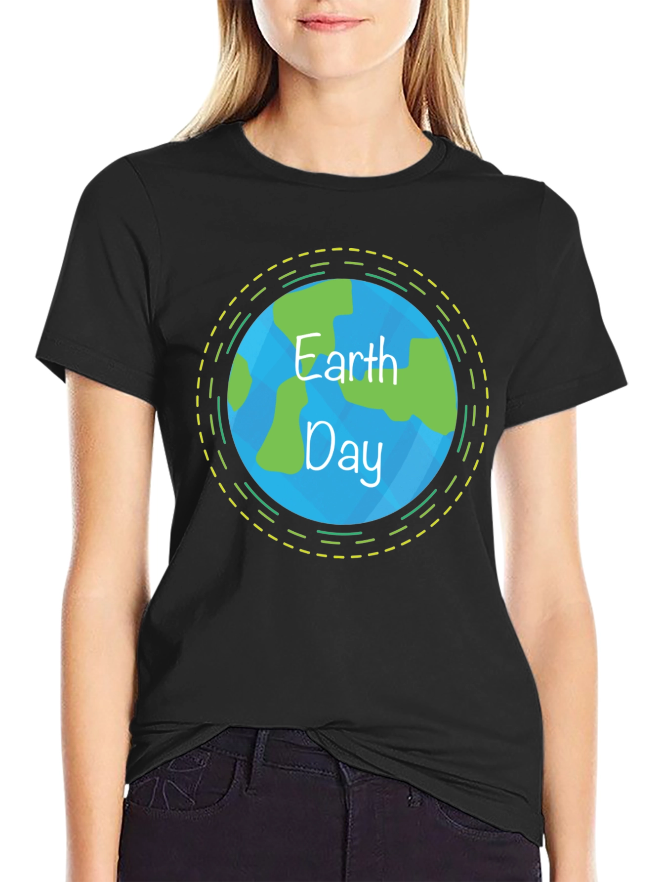 Earth Day T-Shirt - Black - Graphic Tee