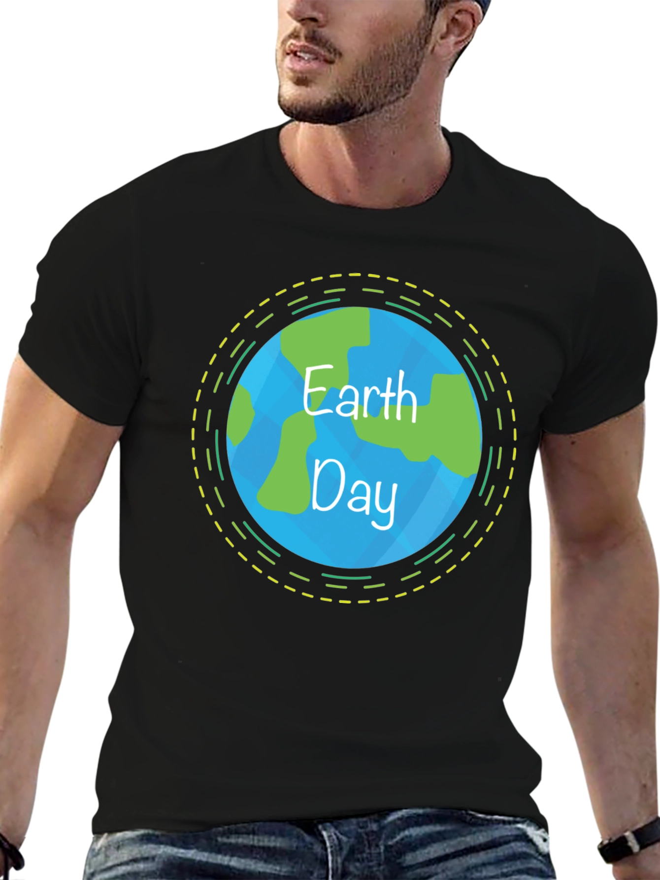 Earth Day T-Shirt - Black - Graphic Tee