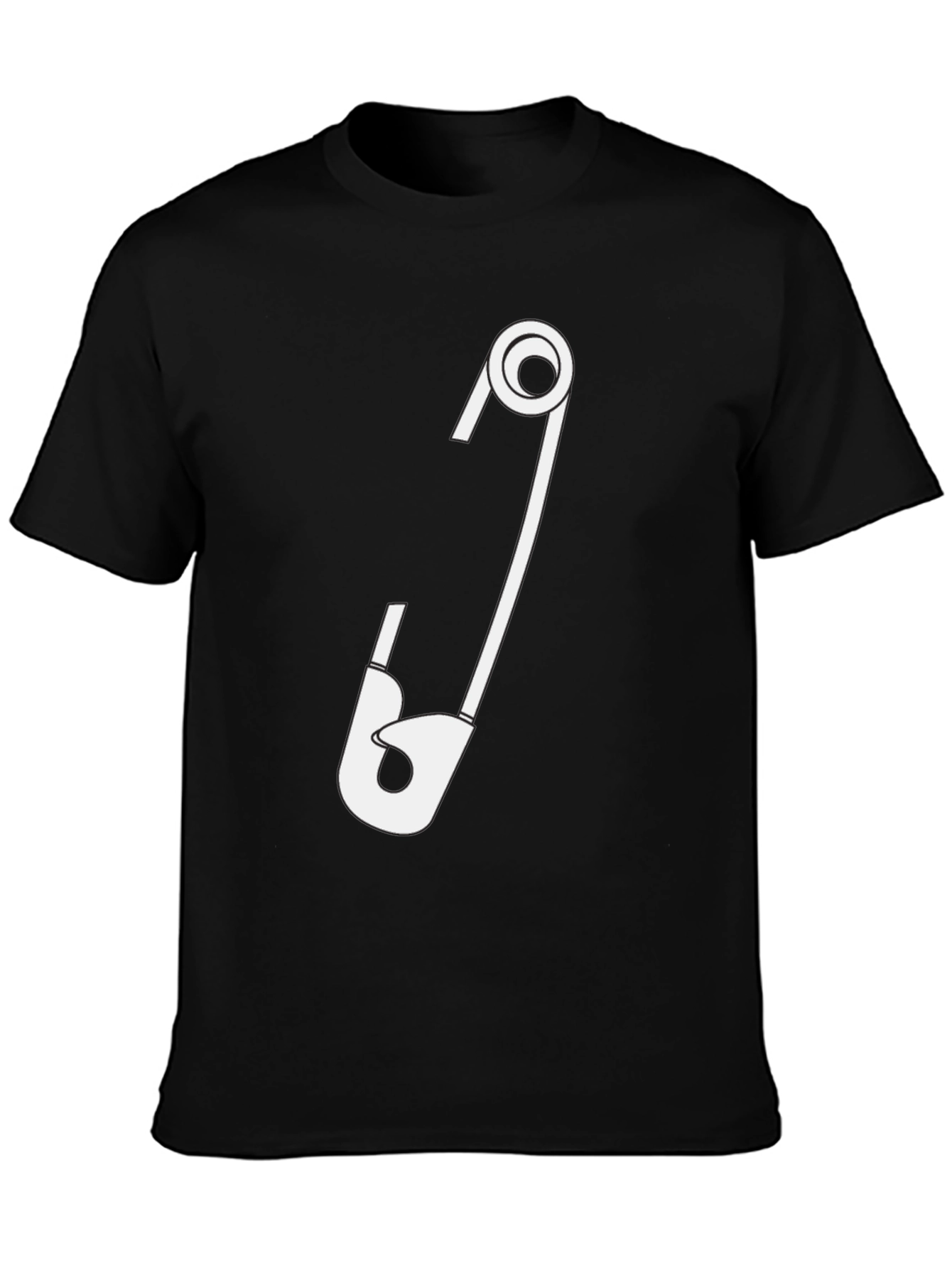 Safety Pin Graphic T-Shirt