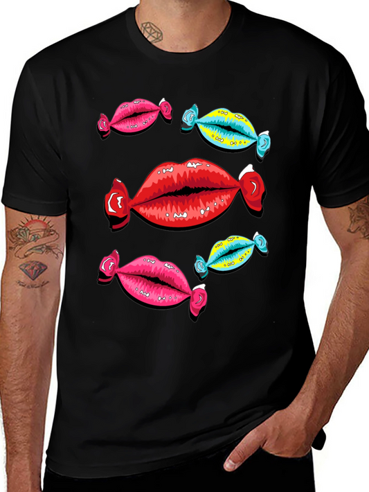 Candy Lips Graphic Tee - Funky & Bold!