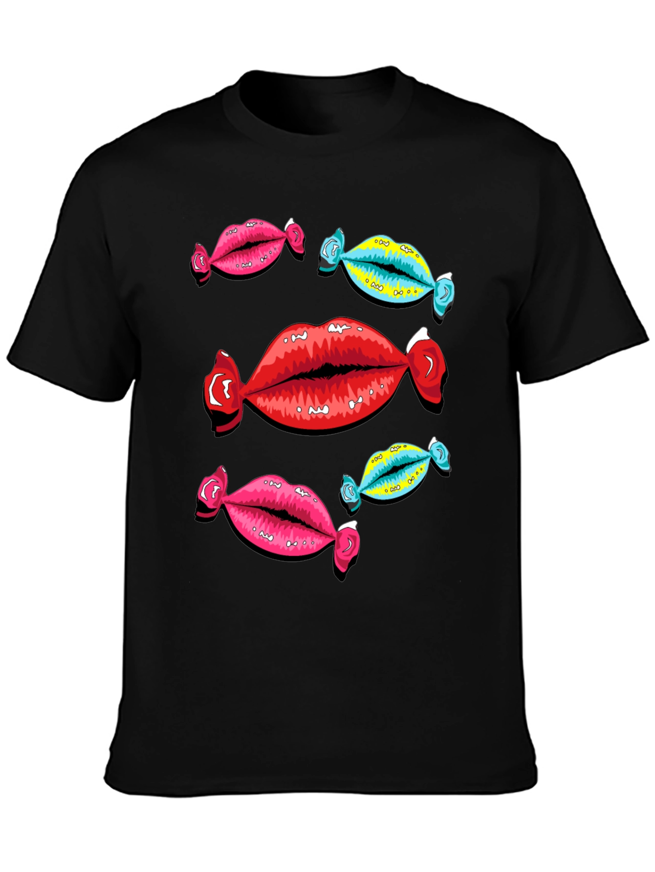 Candy Lips Graphic Tee - Funky & Bold!
