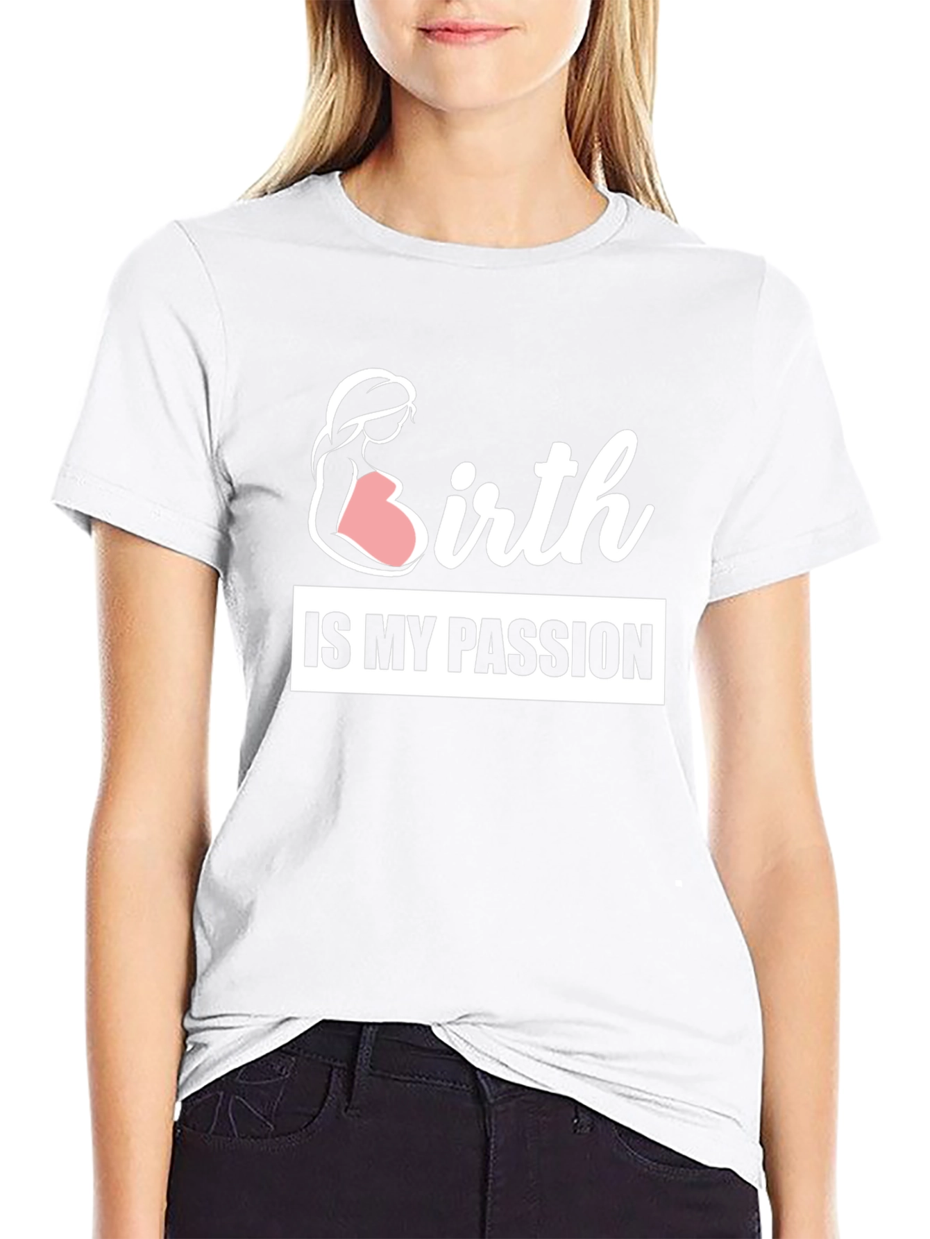 Birth is My Passion Black T-Shirt