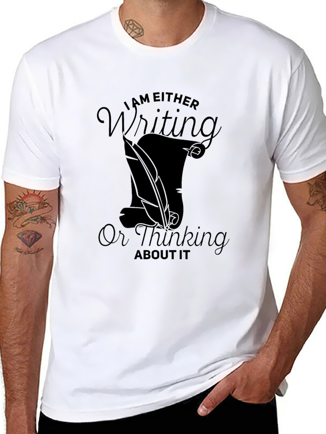 I am Either Writing T-Shirt